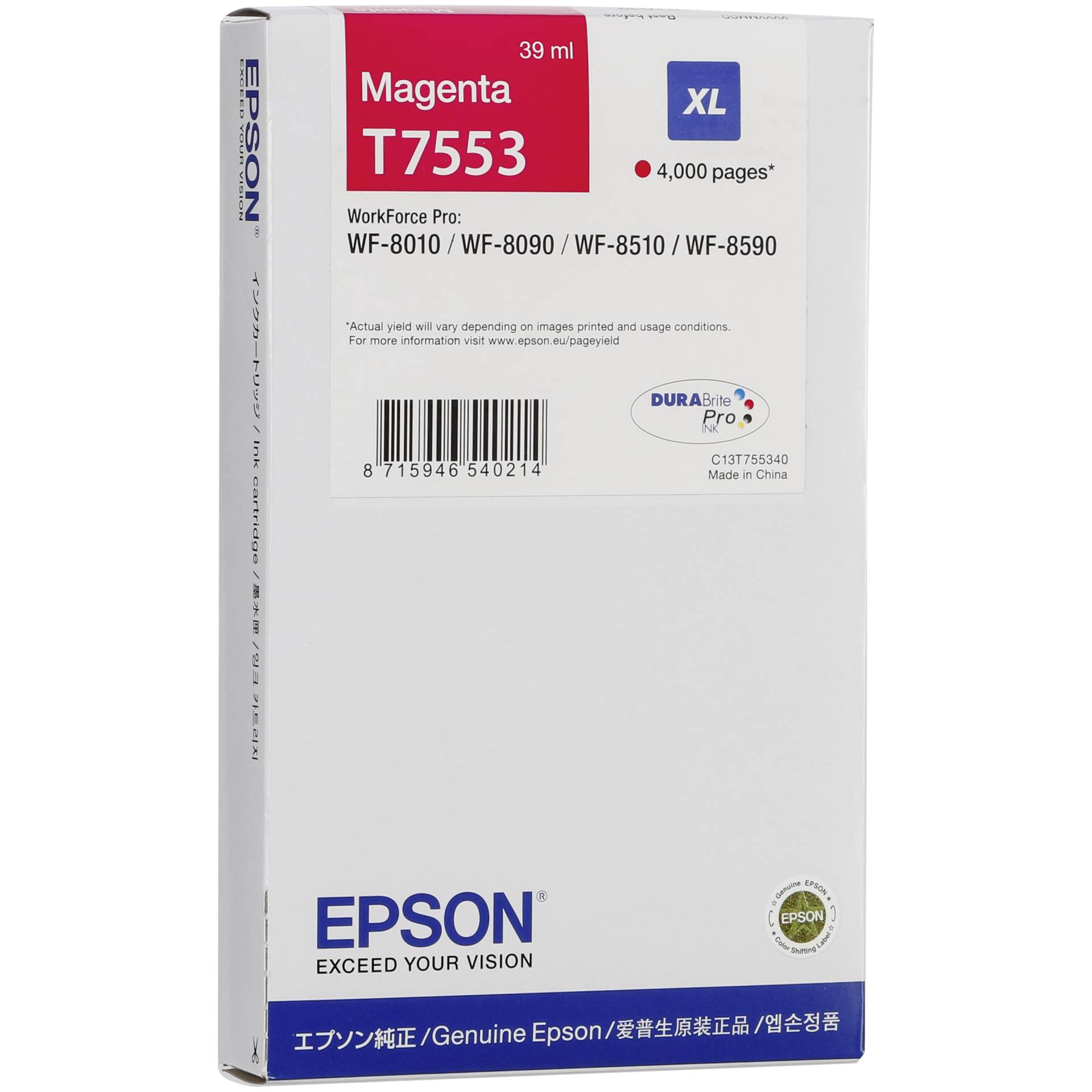 Epson Tintenpatrone XL Magenta