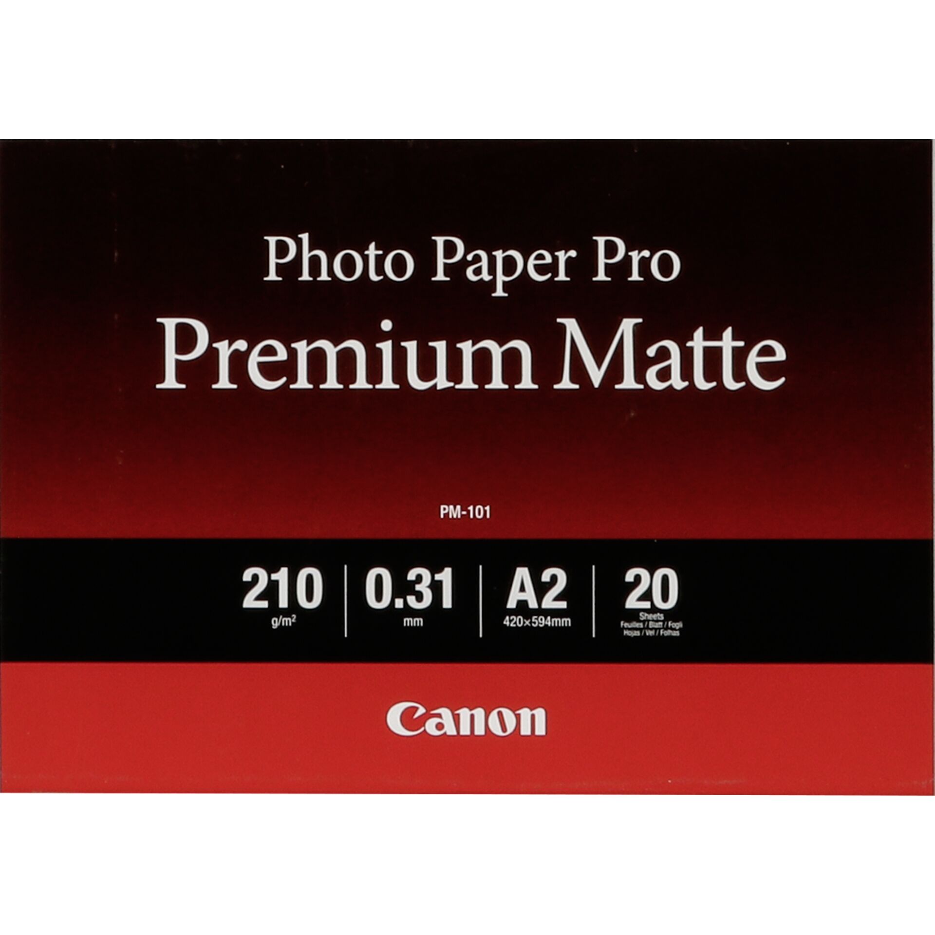 Canon PM-101 Premium-Fotopapier matt A2, 20 Blatt