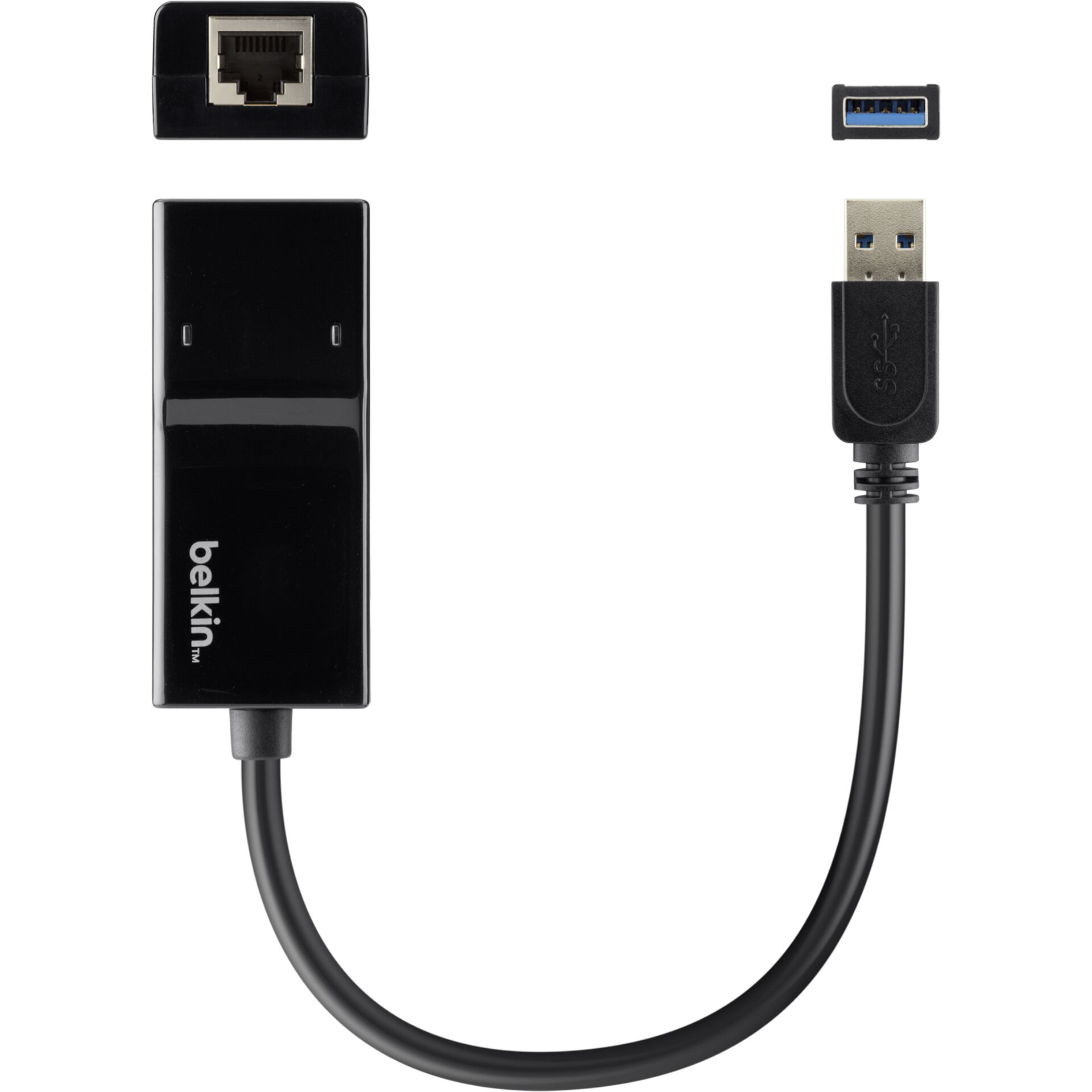 Belkin B2B048, RJ-45, USB-A 3.0 [Stecker] 