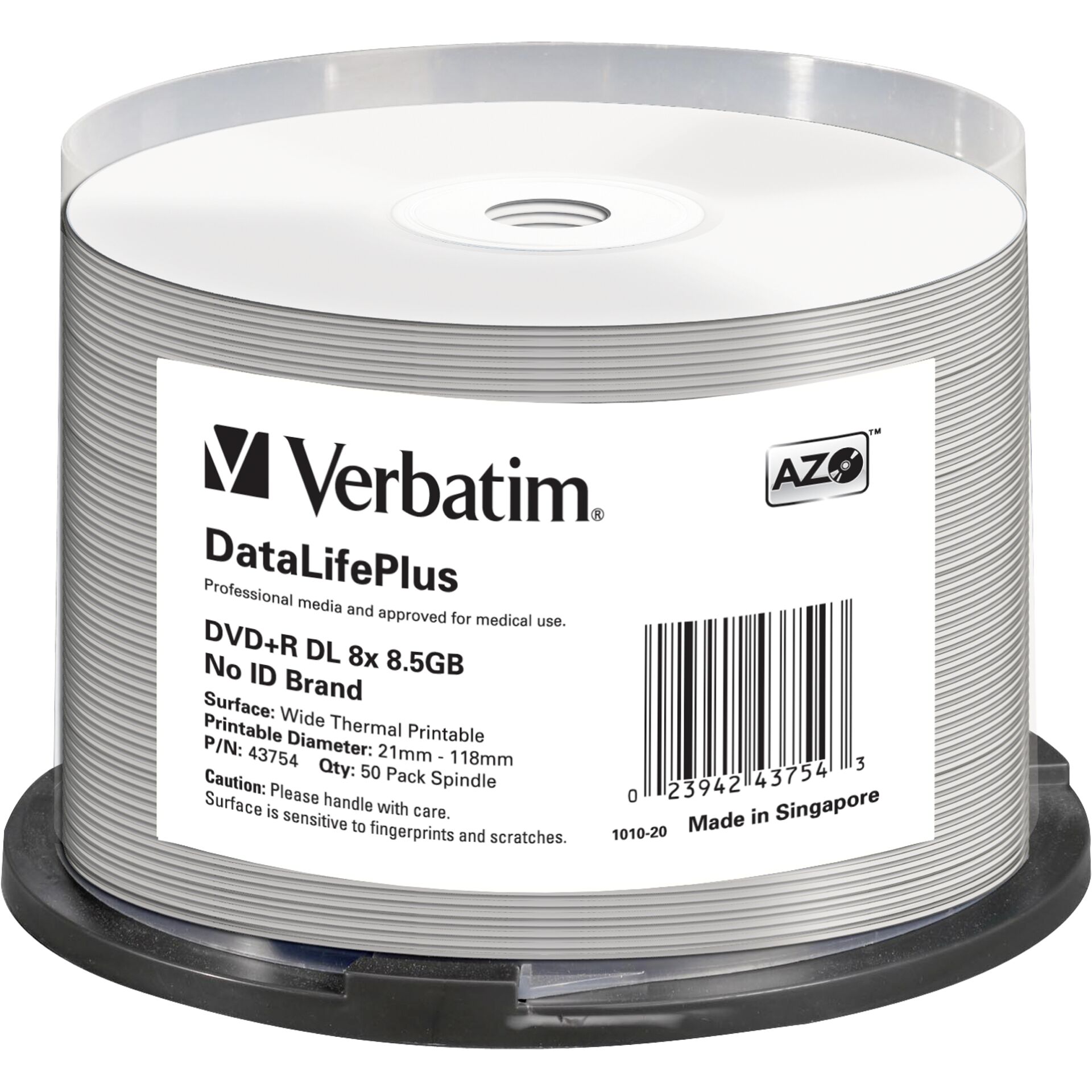 Verbatim DataLifePlus 8,5 GB DVD+R DL 50 Stück(e)