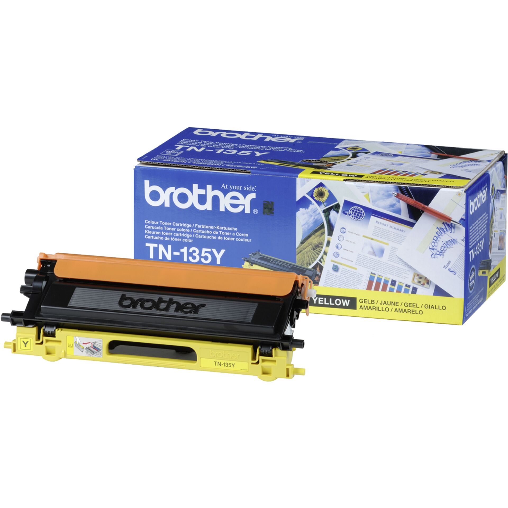 Brother Toner TN-135Y gelb Jumbo 