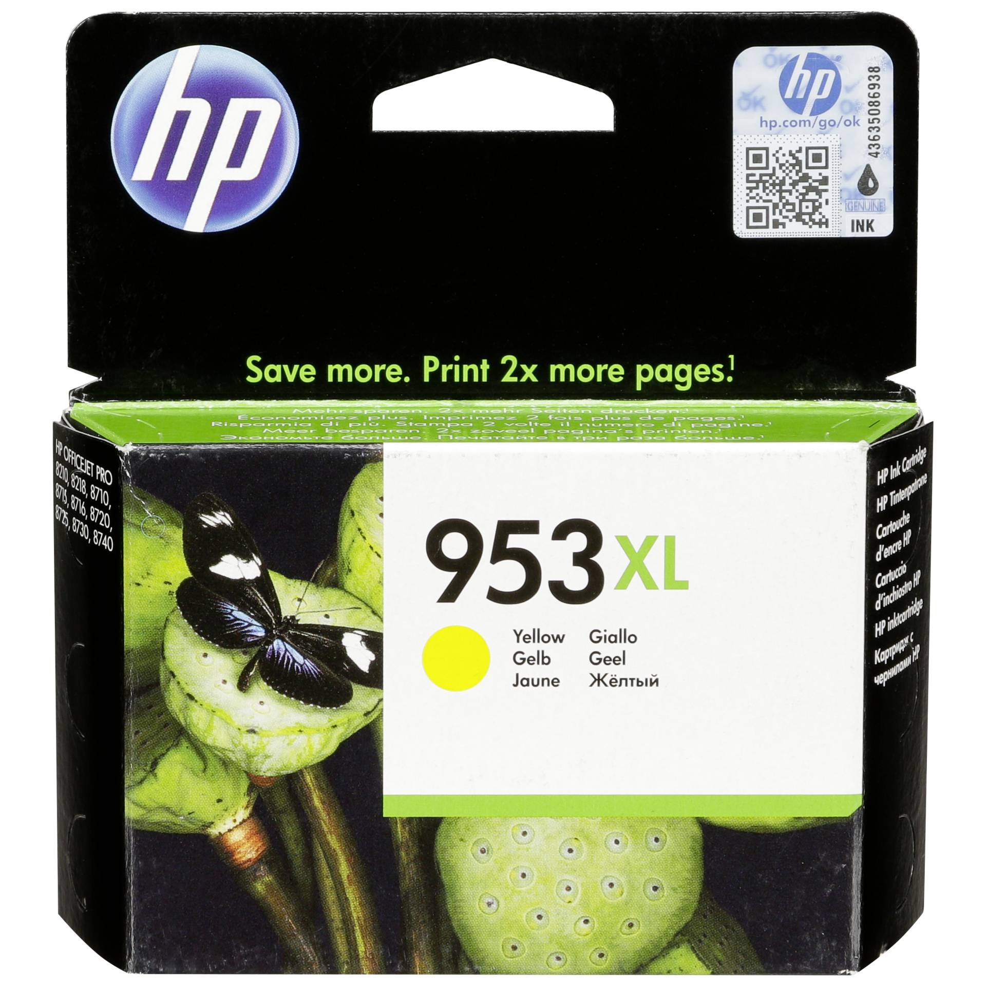 HP 953 XL Tinte gelb 