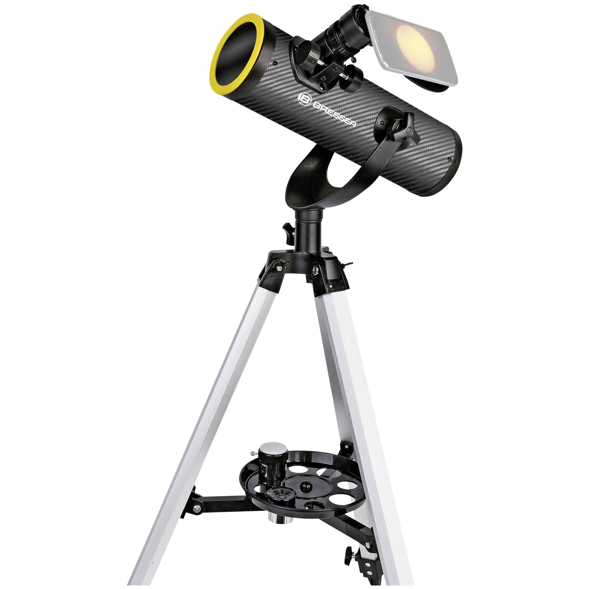 Bresser Solarix AZ 76/350 für Nacht und Sonnenbeobachtung Teleskop