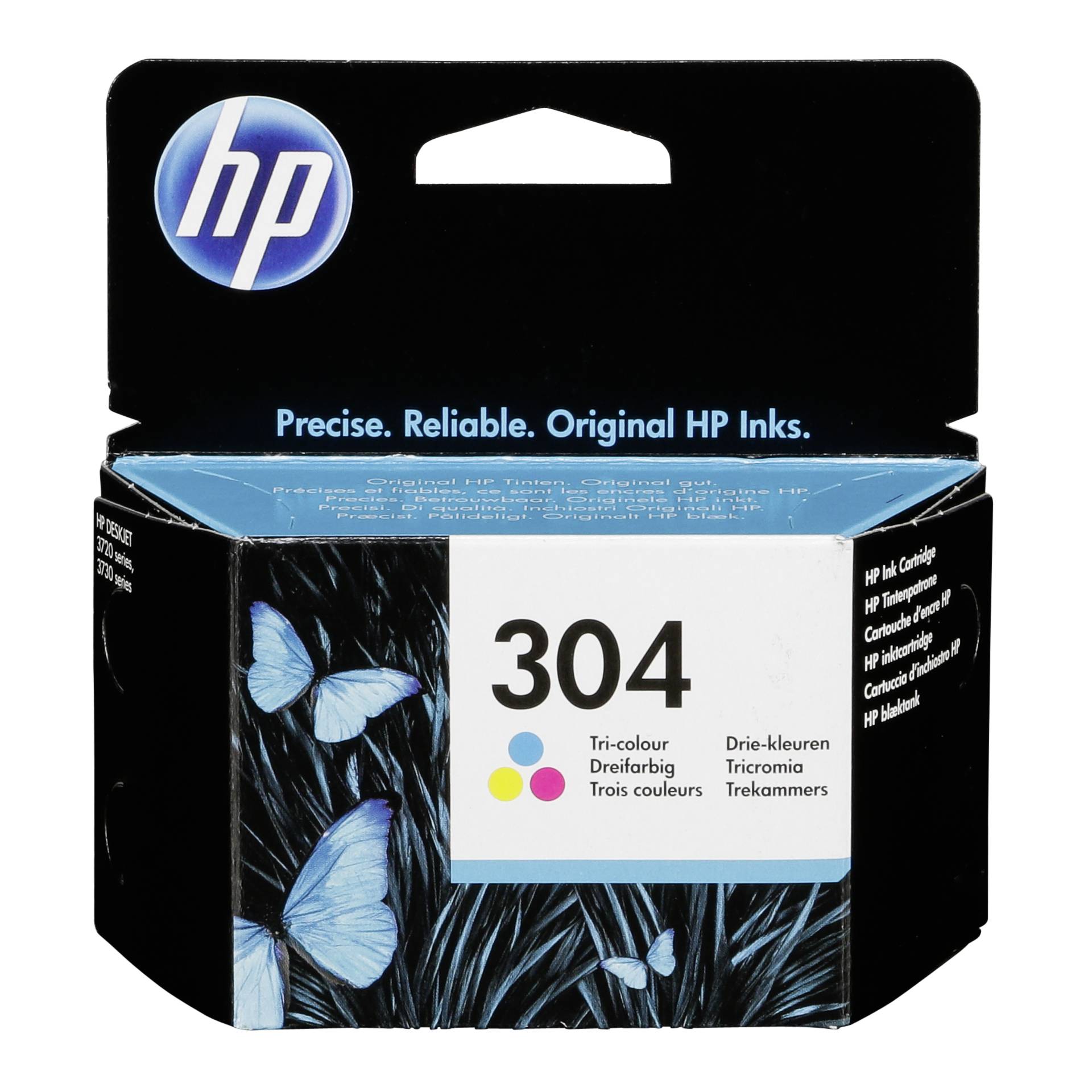 HP Druckkopf mit Tinte 304 Cyan, Magenta, Gelb Original 100 Seiten