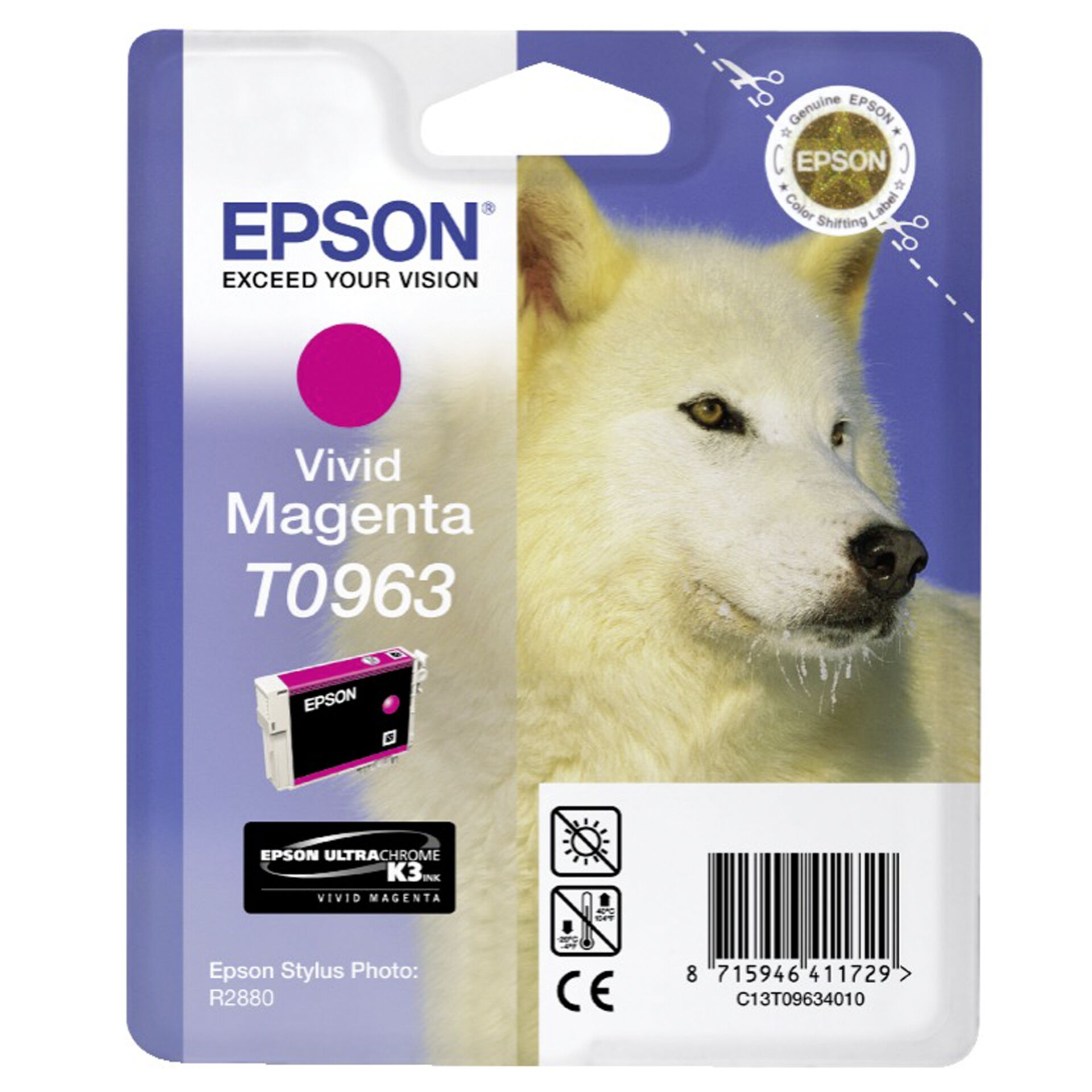 Epson Husky Singlepack Vivid Magenta T0963