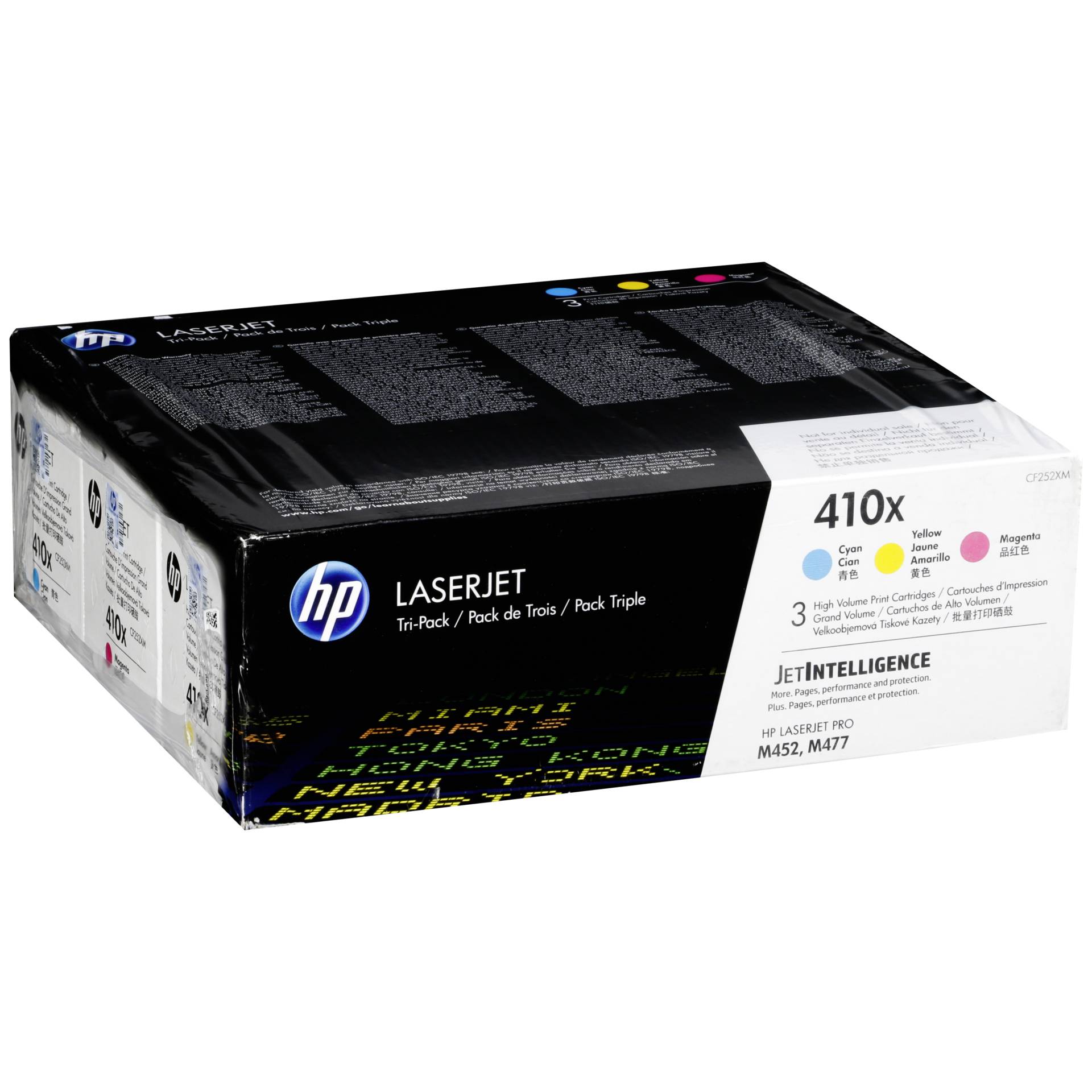 HP 410X 3er-Pack cyan/magenta/gelb Toner Original 3x 5000 Seiten