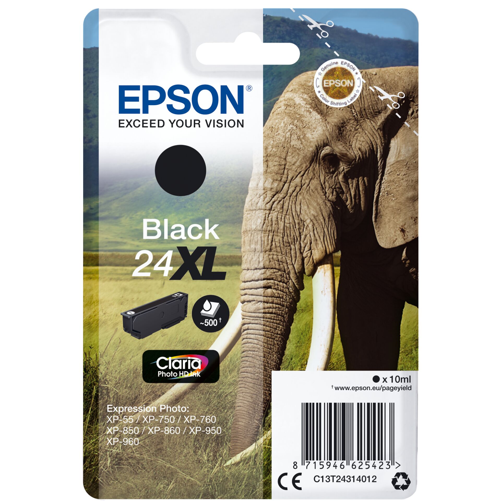 Epson Tinte 24XL schwarz 