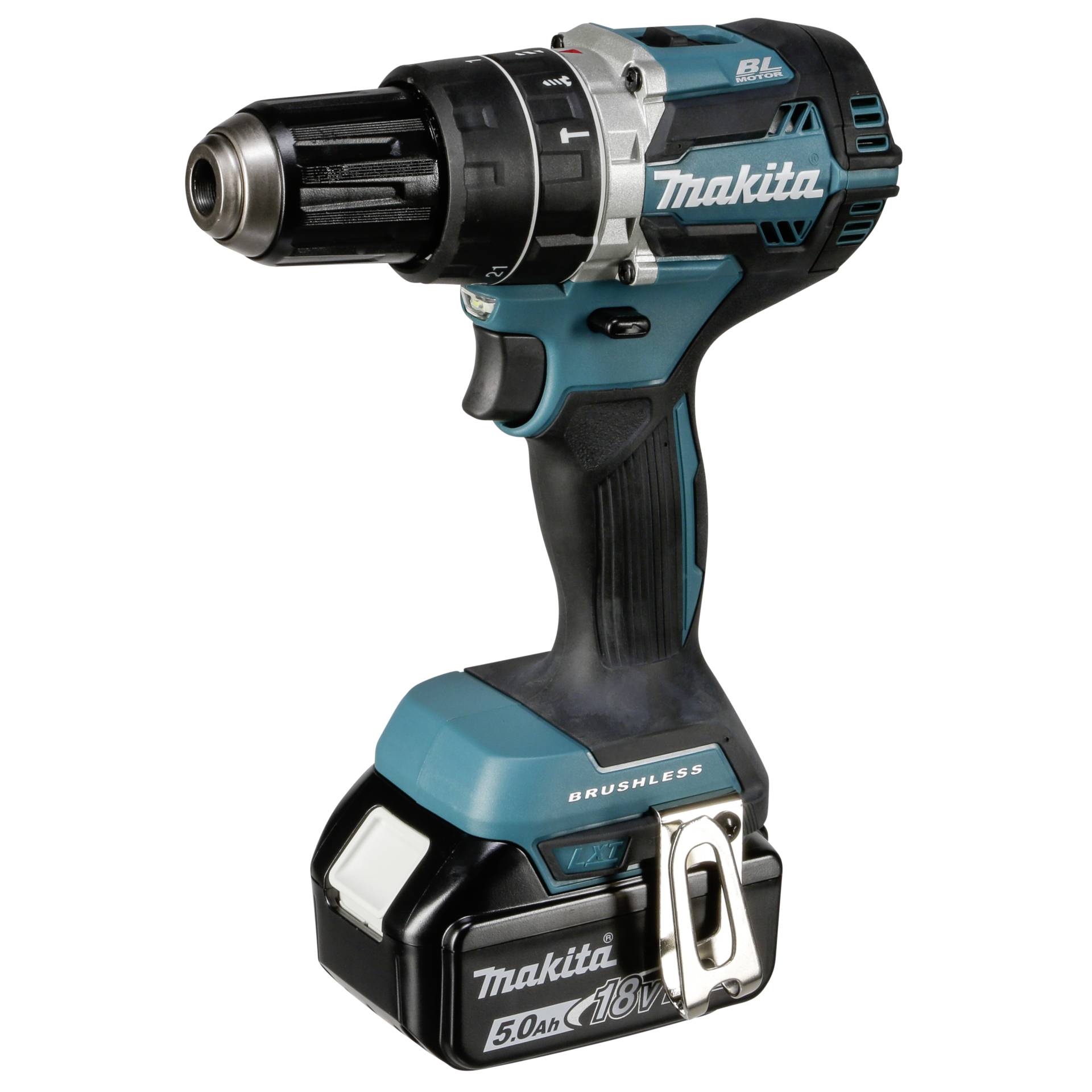 Makita DHP484RTJ Bohrmaschine Ohne Schlüssel 1,8 kg Schwarz, Blau