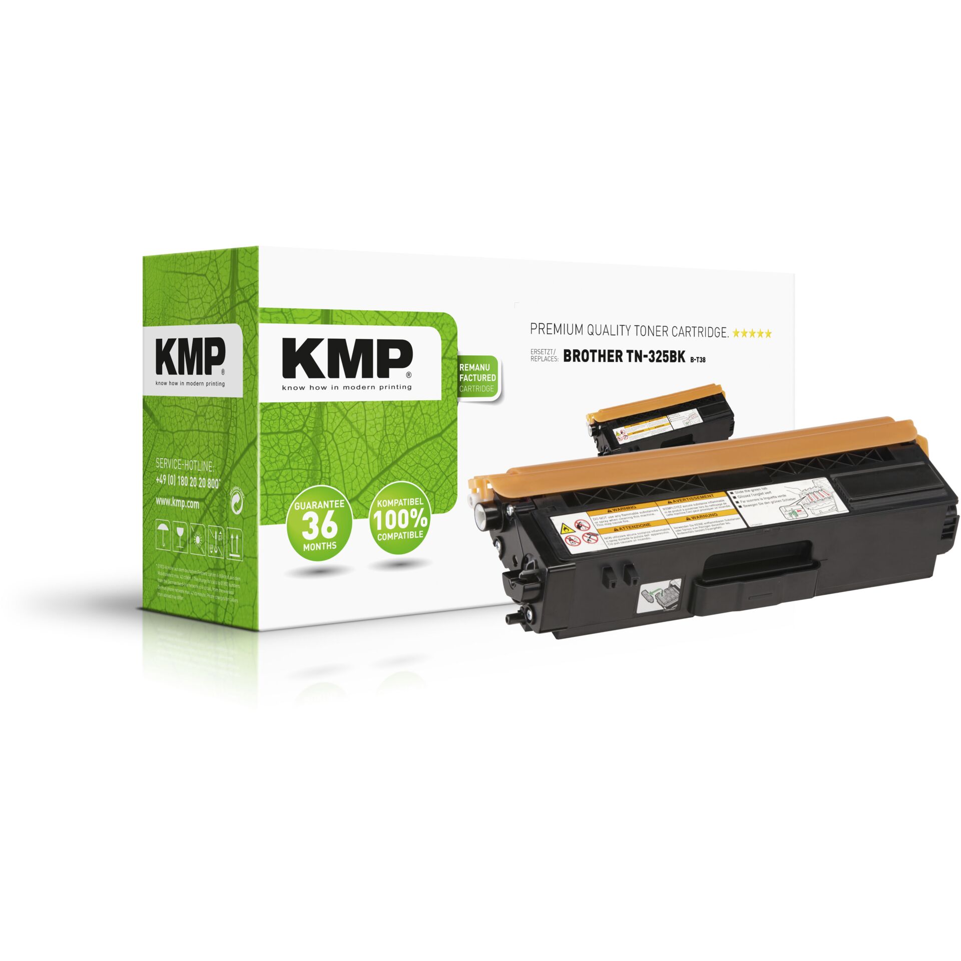 KMP B-T38 Toner schwarz kompatibel mit Brother TN-325 BK