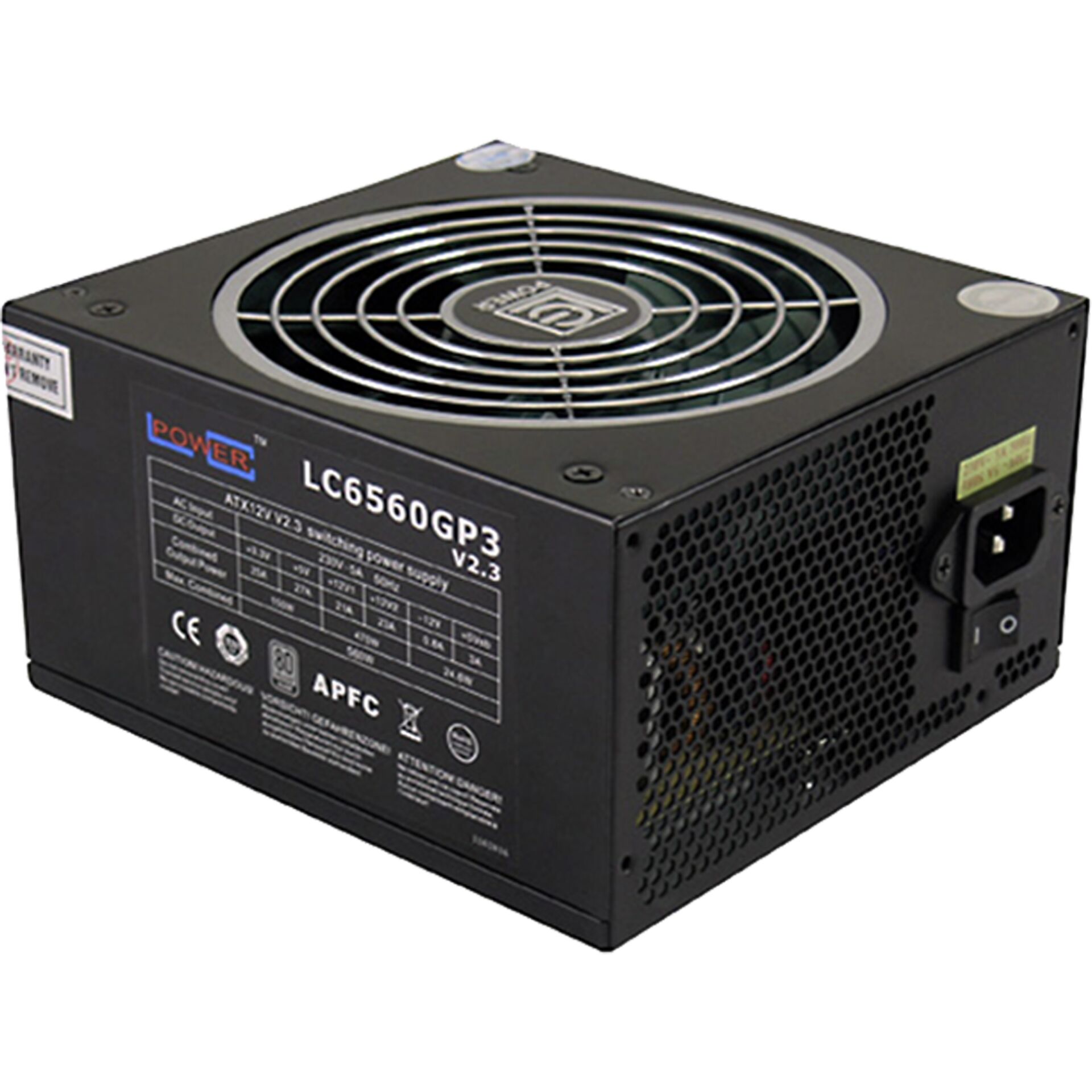 560W LC-Power LC6560GP3 Silent Giant Green Power  ATX 2.3 Netzteil, 80 PLUS Bronze