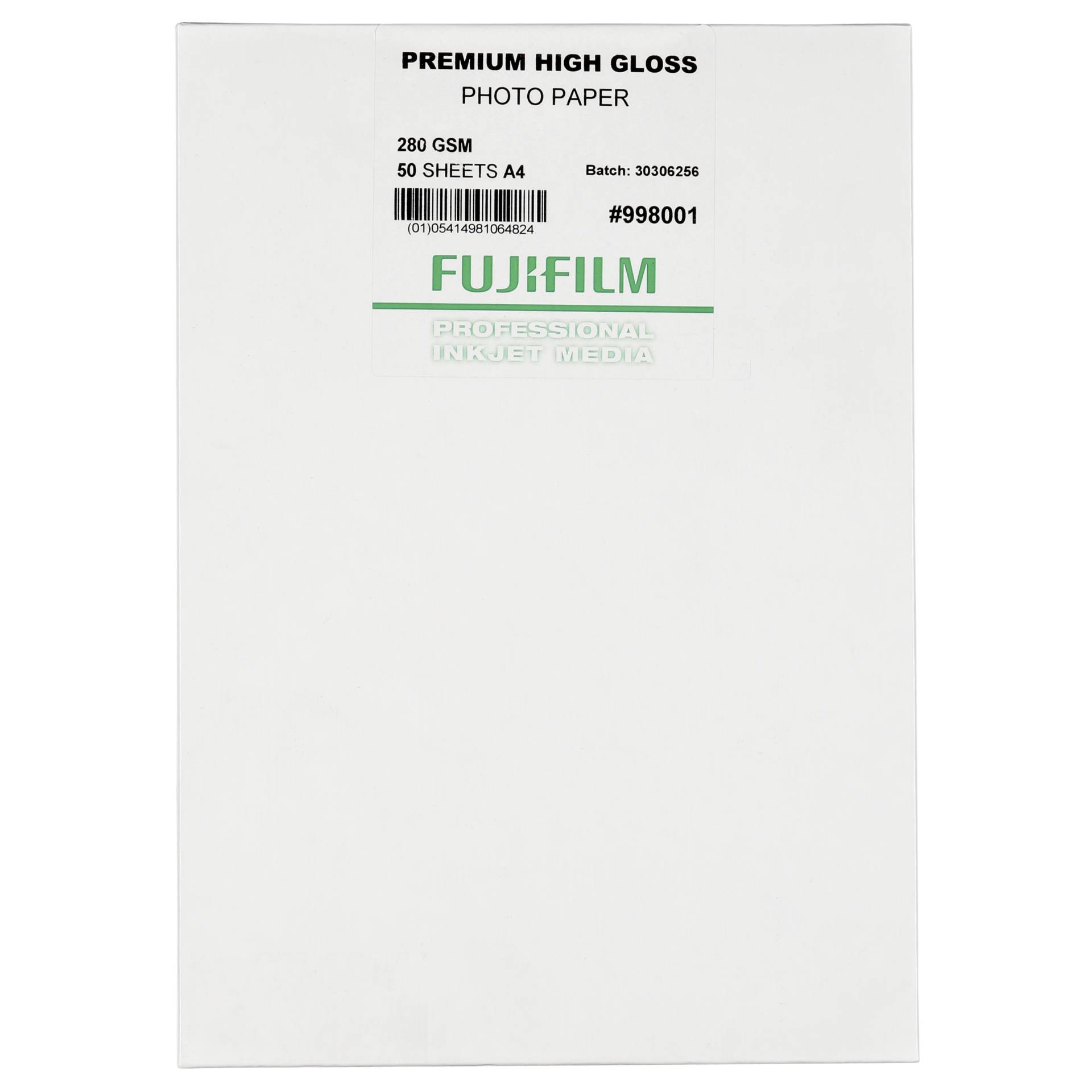 Fujifilm Premium High Gloss Paper 50 Blatt A 4 280 g