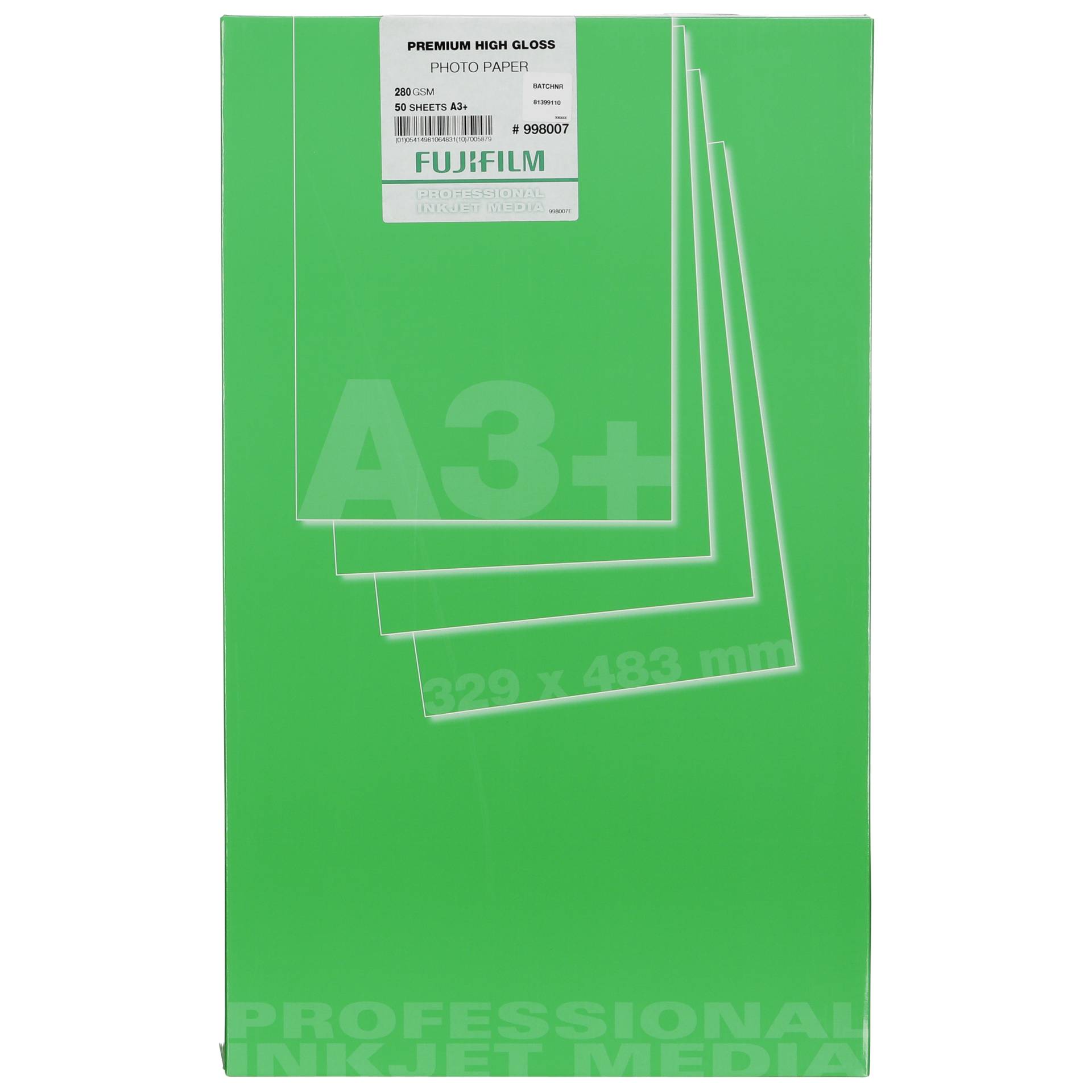 Fujifilm Premium High Gloss Paper 50 Blatt A 3+ 280 g