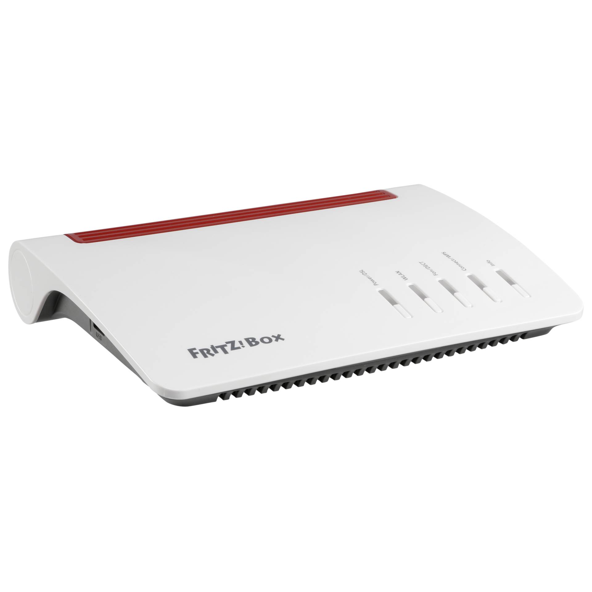 FRITZ!Box 7590 WLAN-Router Gigabit Ethernet Dual-Band (2,4 GHz/5 GHz) Grau, Rot, Weiß