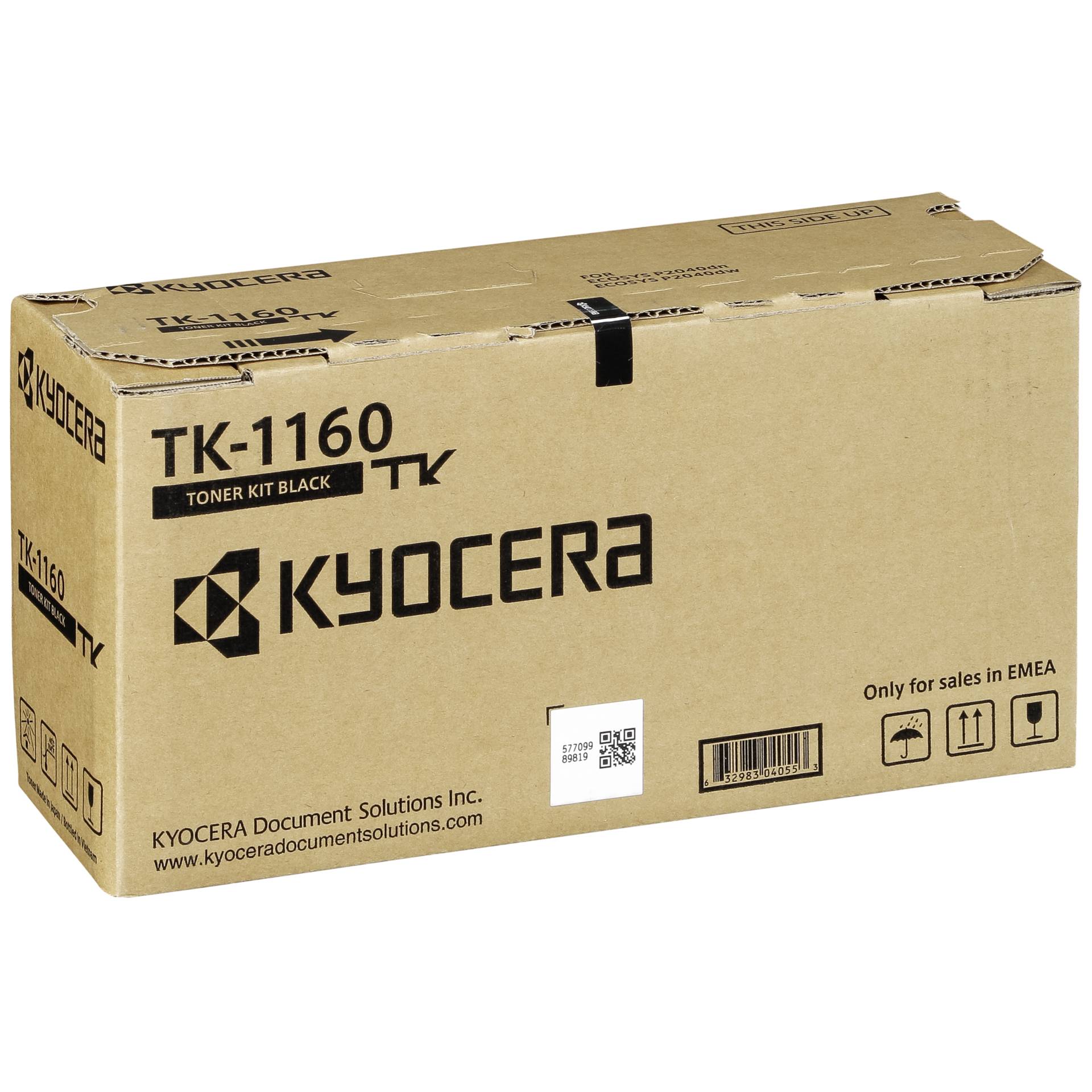 KYOCERA TK-1160 Tonerkartusche 1 Stück(e) Original Schwarz