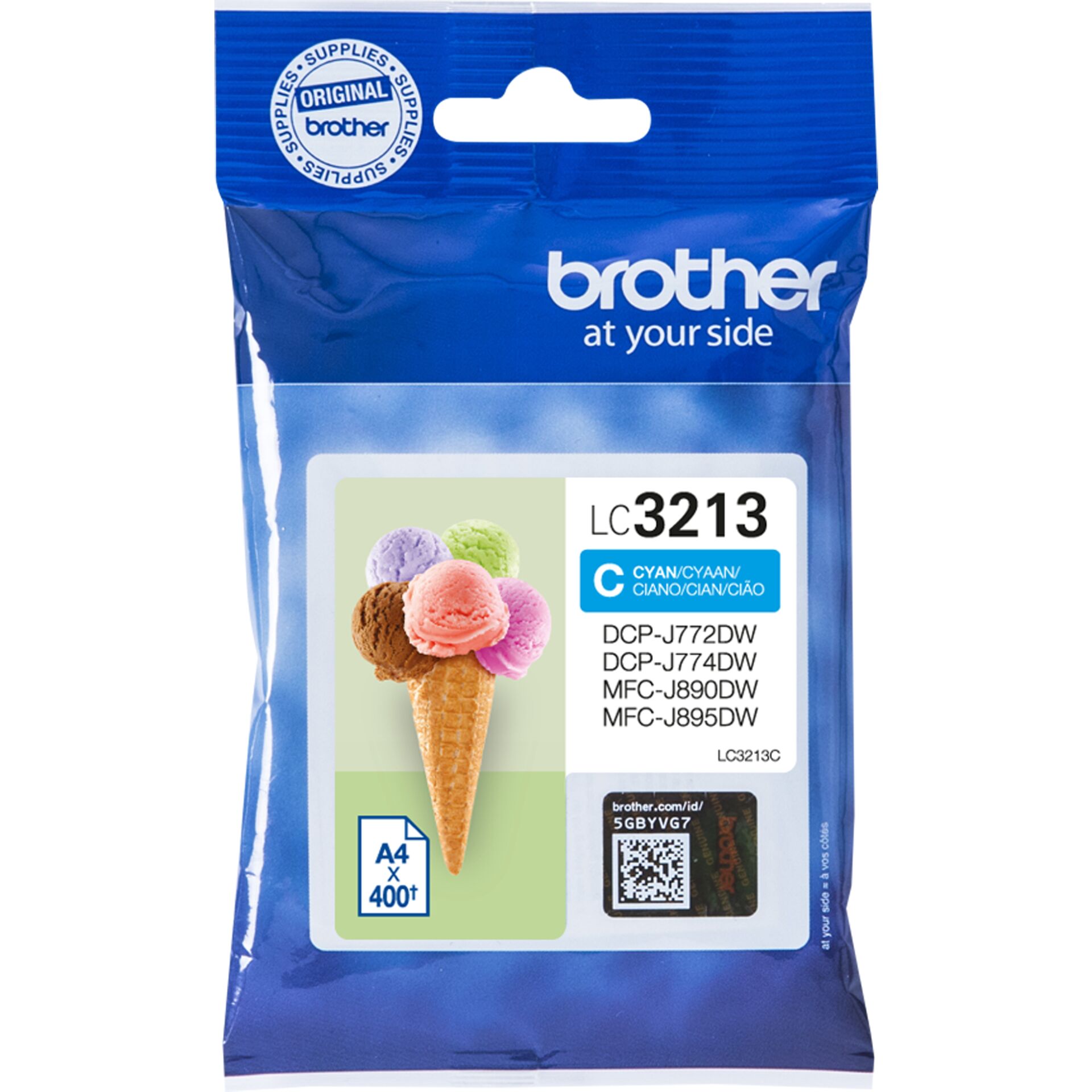 Brother Tinte LC3213C cyan 400 Seiten