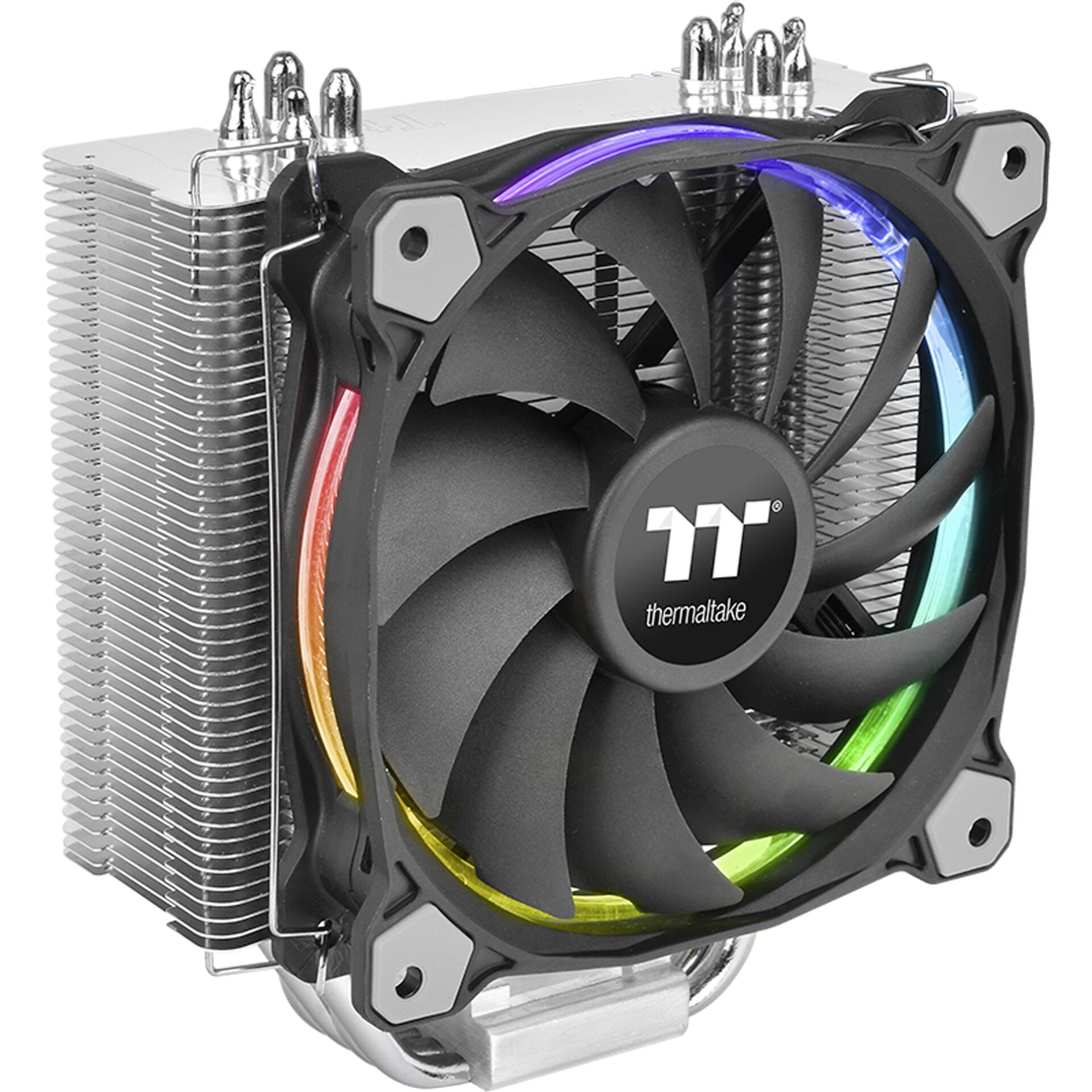 Thermaltake Riing Silent 12 RGB Sync Edition CPU-Lüfter, 1x 120x120x25mm, 300-1500rpm, 90.05m³/h, 13-22dB(A)