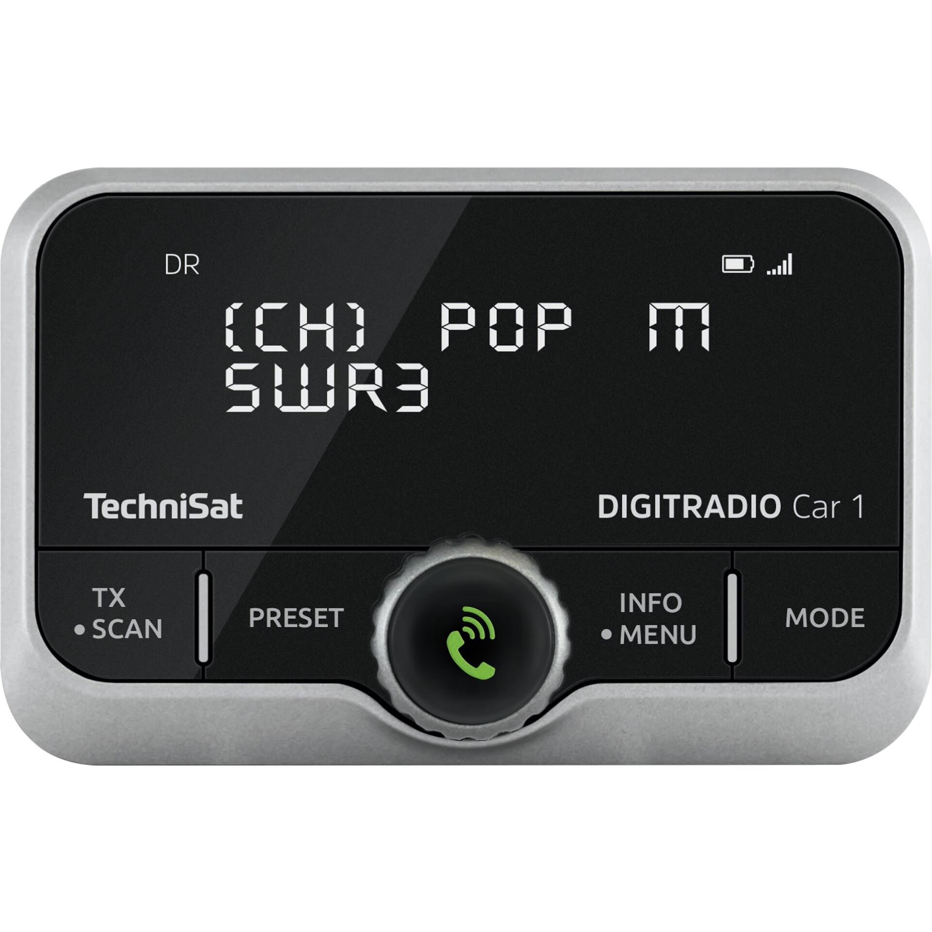 TechniSat DIGITRADIO Car 1 DAB+ Adapter mit Bluetooth- und Freisprechfunktion
