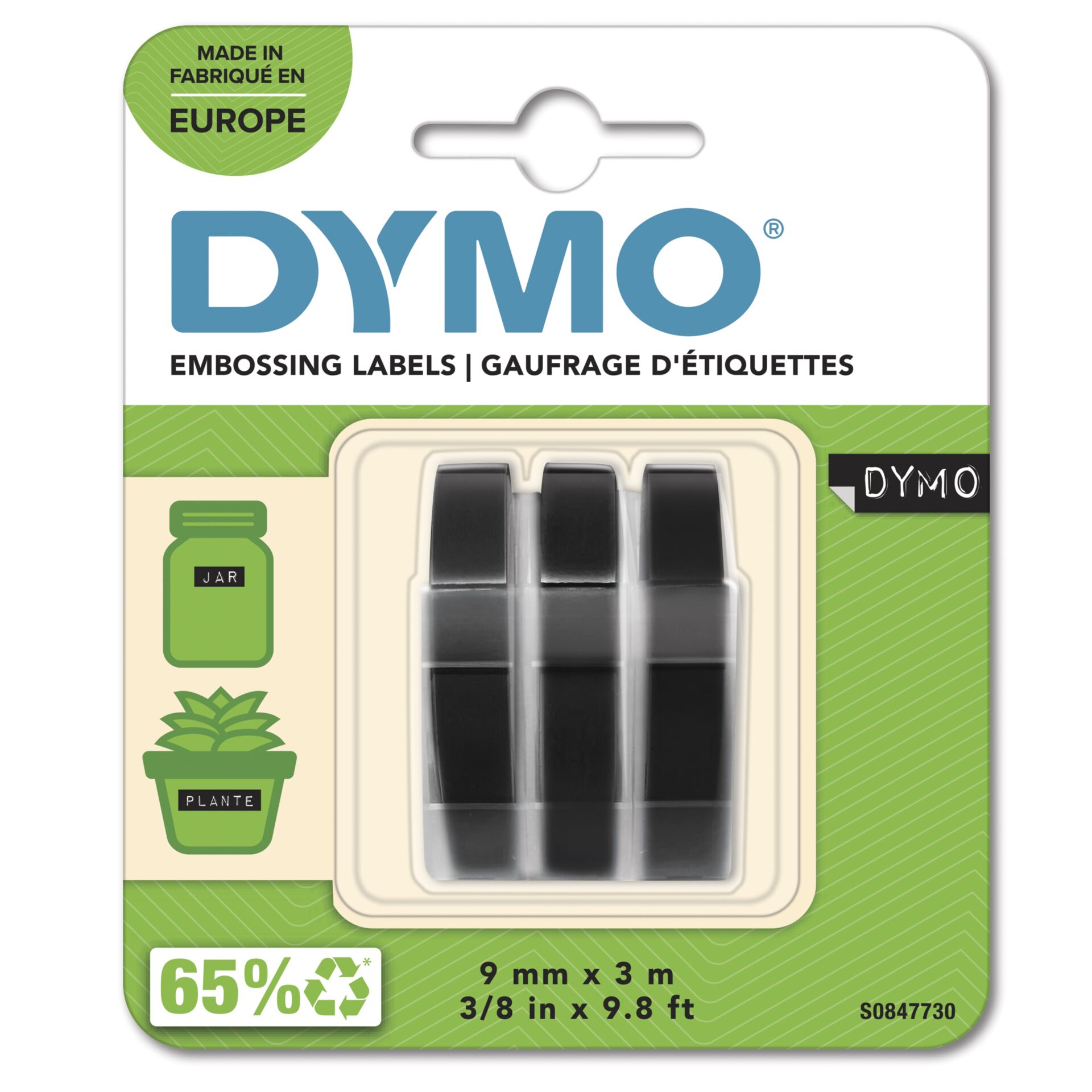 DYMO 3D label tapes Etiketten erstellendes Band