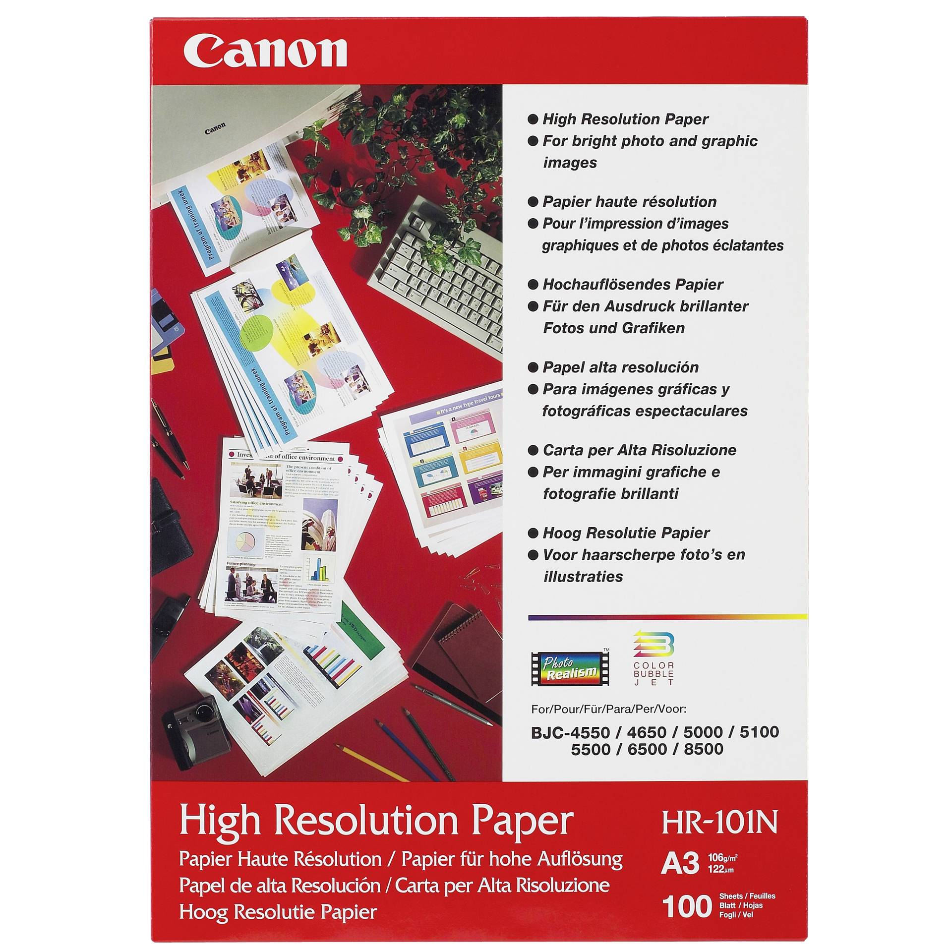 Canon HR-101N Hochauflösendes Papier A3, 100 Blatt