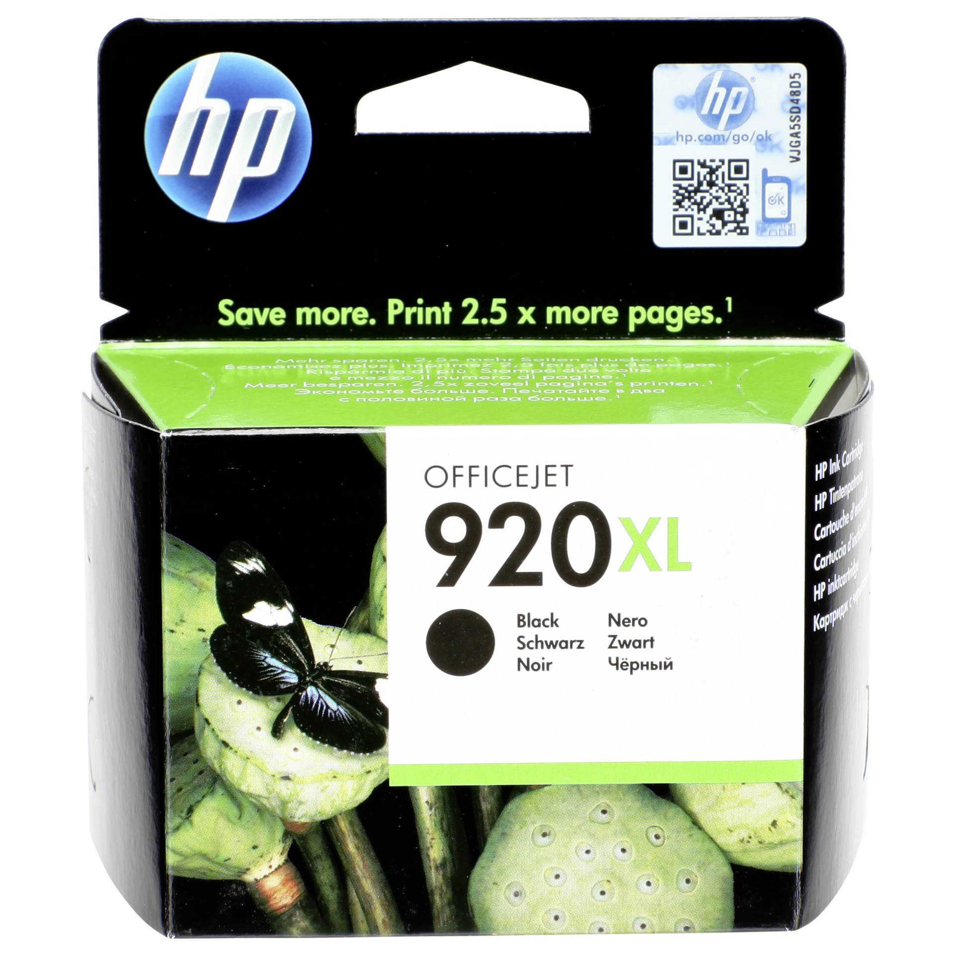 HP Tinte 920 XL schwarz Original 1200 Seiten