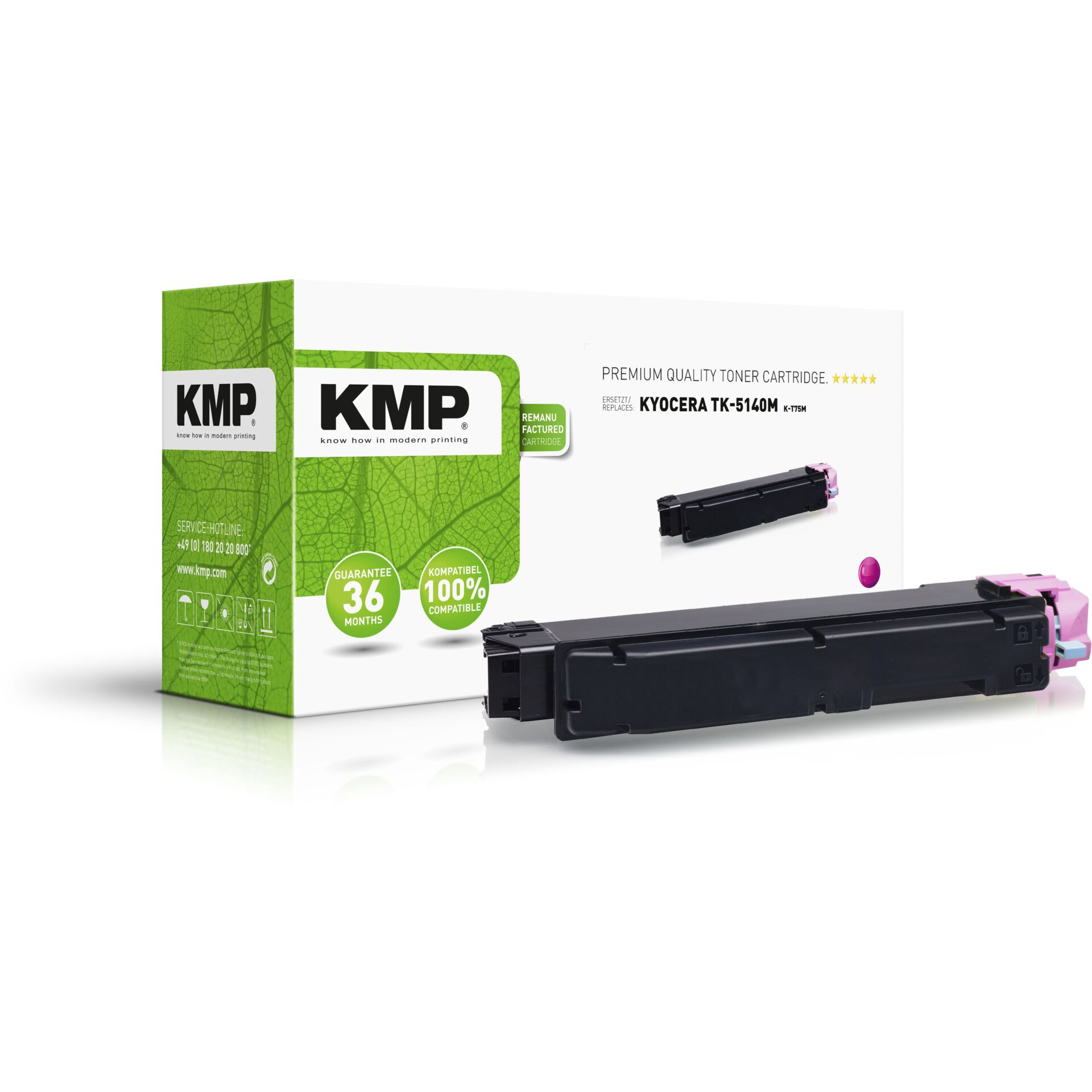 KMP K-T75 M Toner magenta kompatibel mit Kyocera TK-5140 M