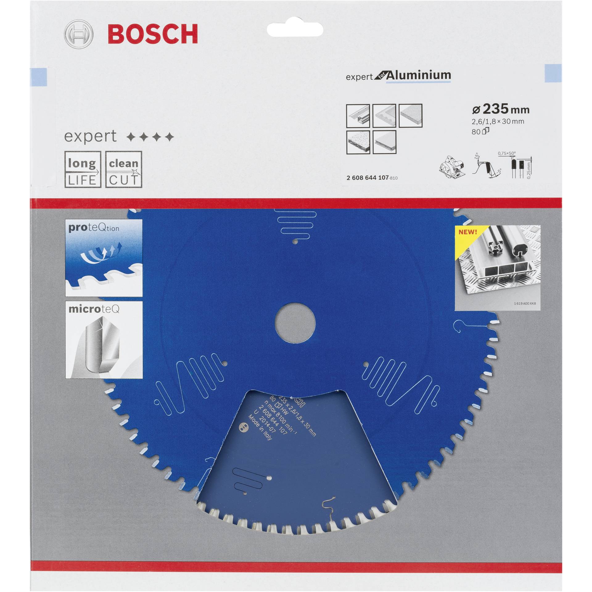 Bosch 2608644107 Kreissägeblatt 23,5 cm 1 Stück(e)