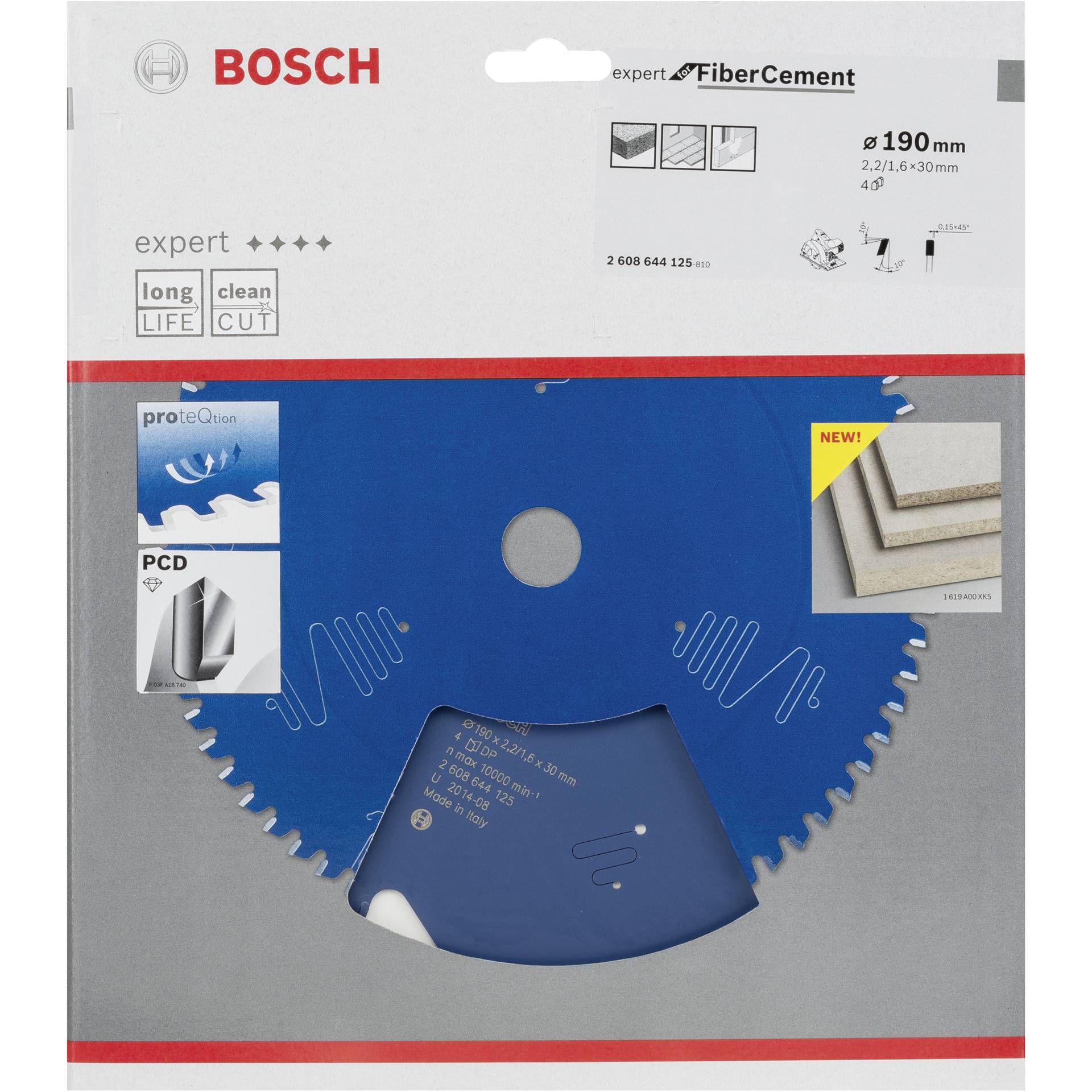 Bosch 2 608 644 125 Kreissägeblatt 19 cm 1 Stück(e)