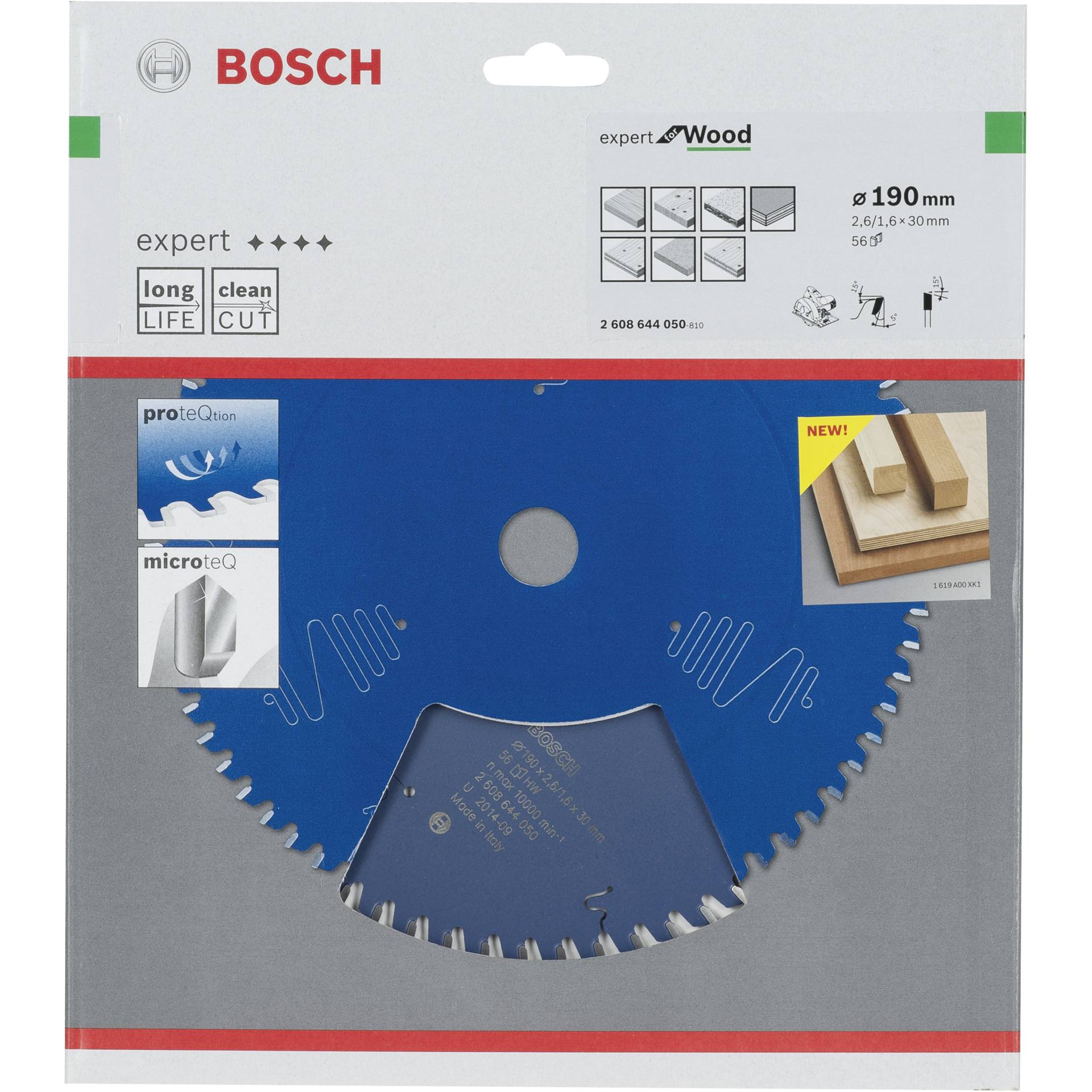 Bosch 2 608 644 050 Kreissägeblatt 19 cm 1 Stück(e)