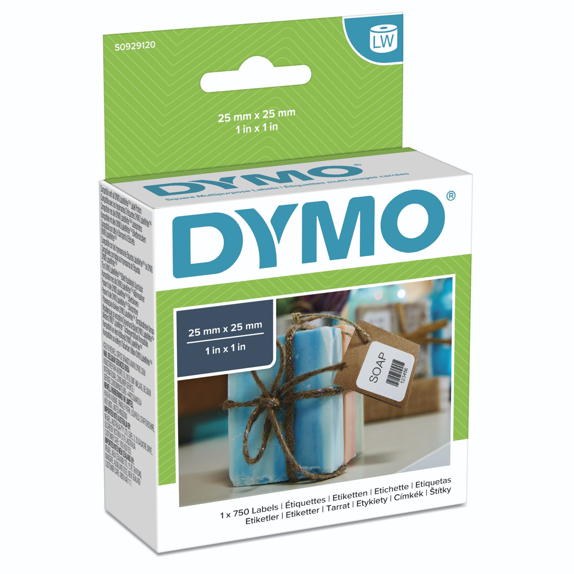 DYMO LW - Mehrzwecketiketten - 25 x 25 mm - S0929120