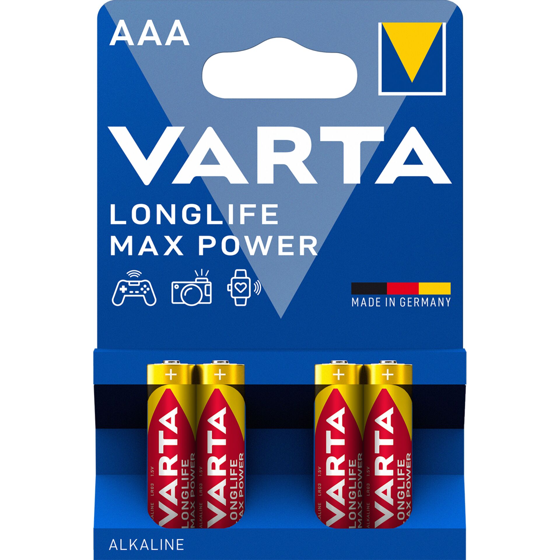 1x4 Varta Longlife Max Power Micro AAA LR 03