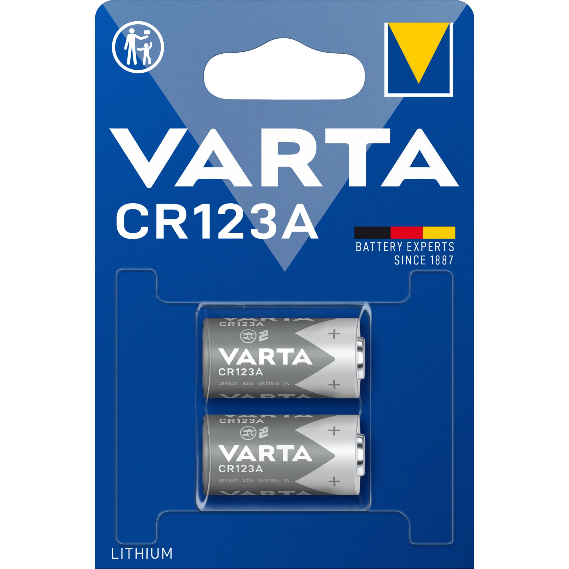 Varta -CR123A-2