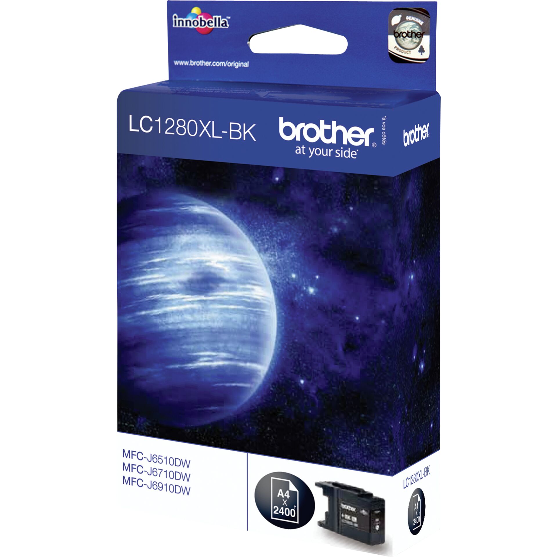 2er-Pack Brother Tinte LC1280XL-BK schwarz (Twin-Pack) 
