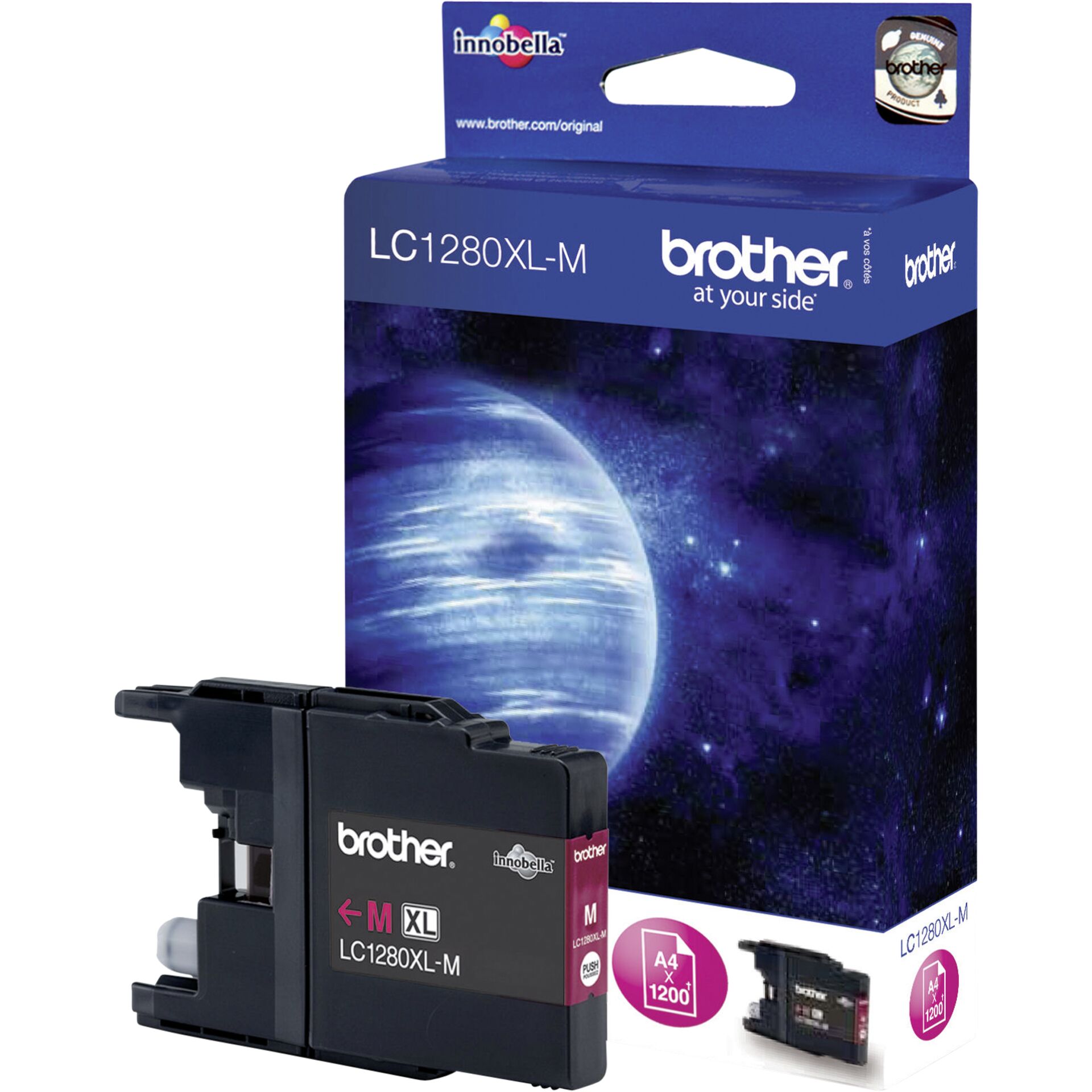 Brother LC1280XLM Tinte magenta Original 1200 Seiten