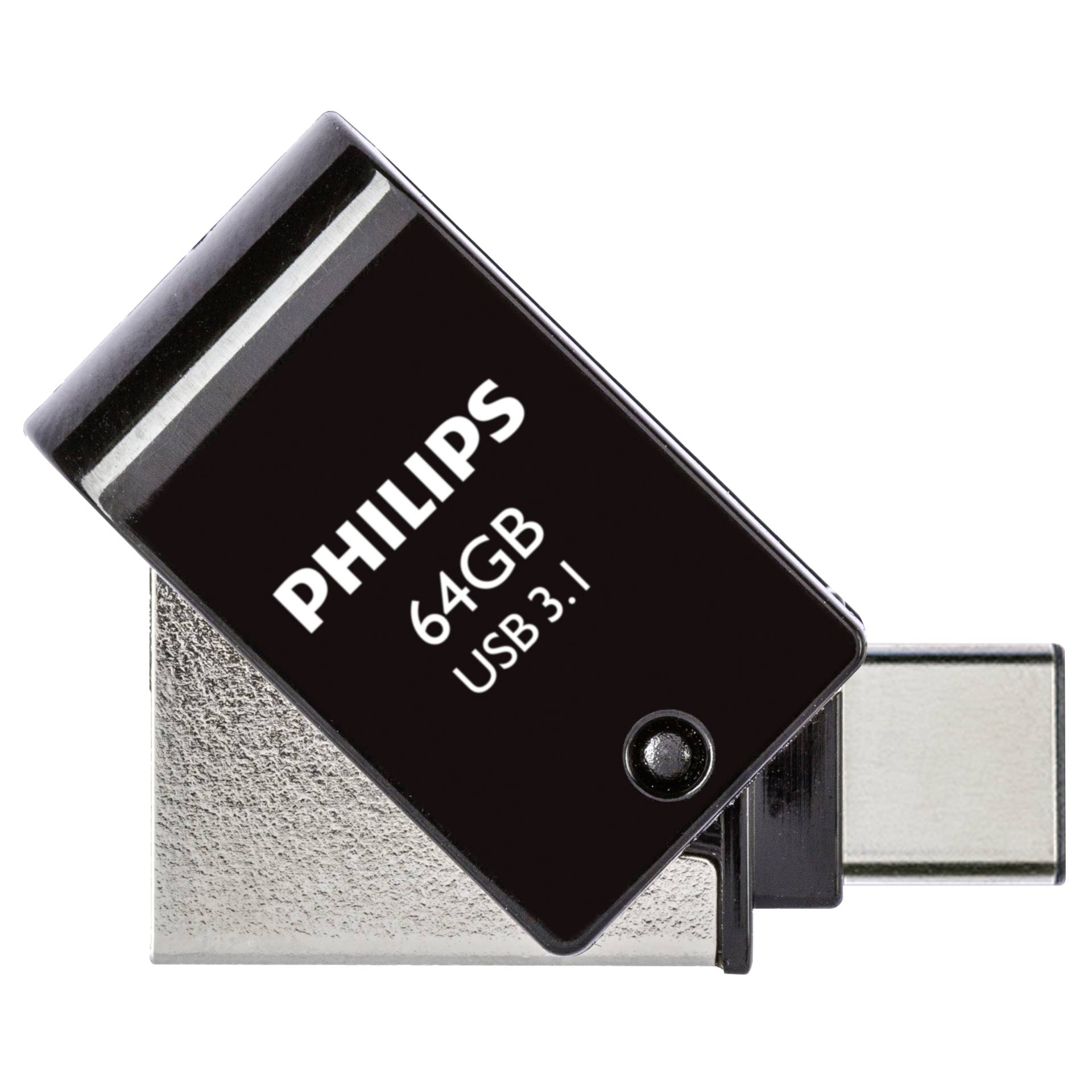 64 GB Philips USB-Flashlaufwerk mit Zweifach-Stecker USB-Sti USB-A 3.0, USB-C 3.0