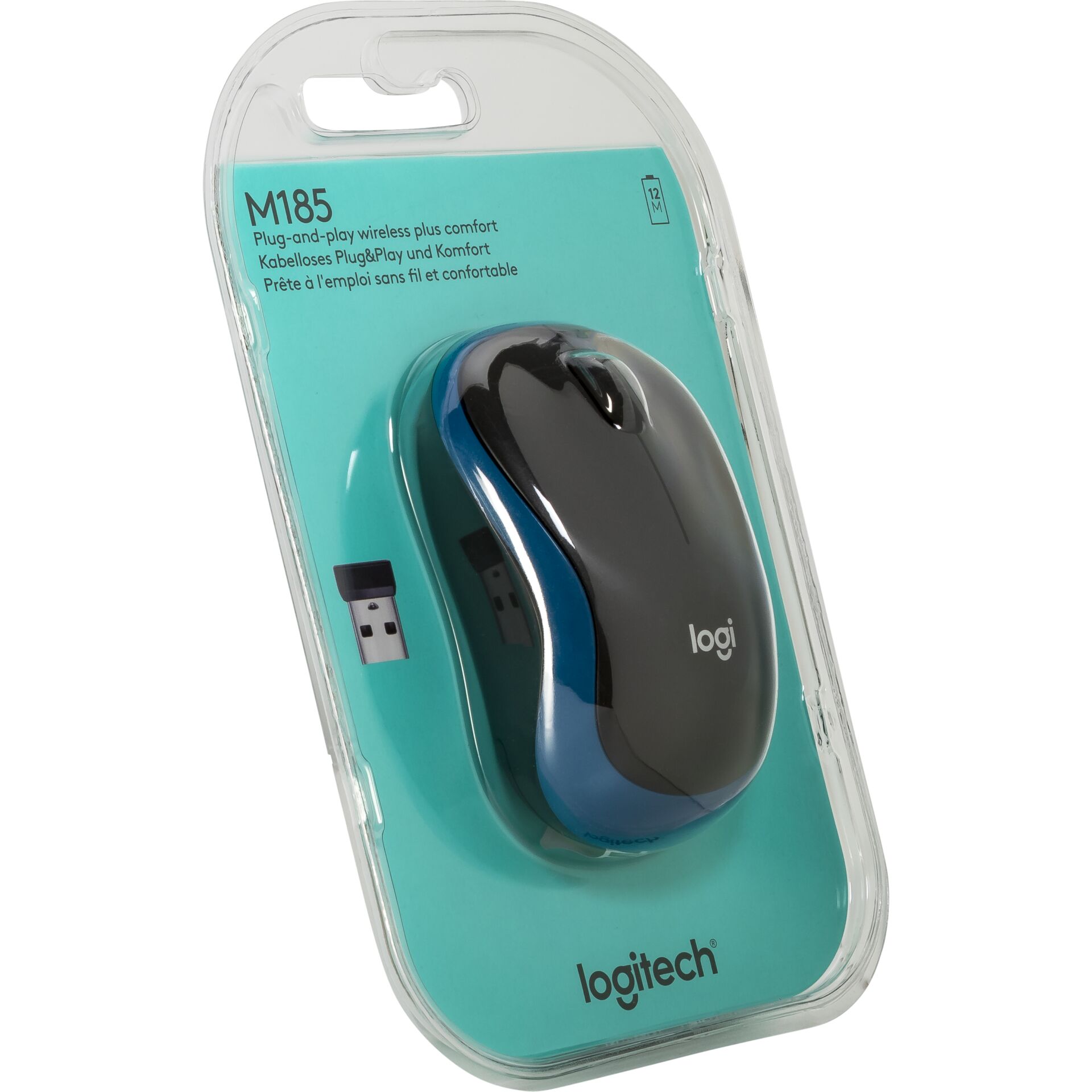 Logitech M185 Wireless USB Maus bei günstig rot