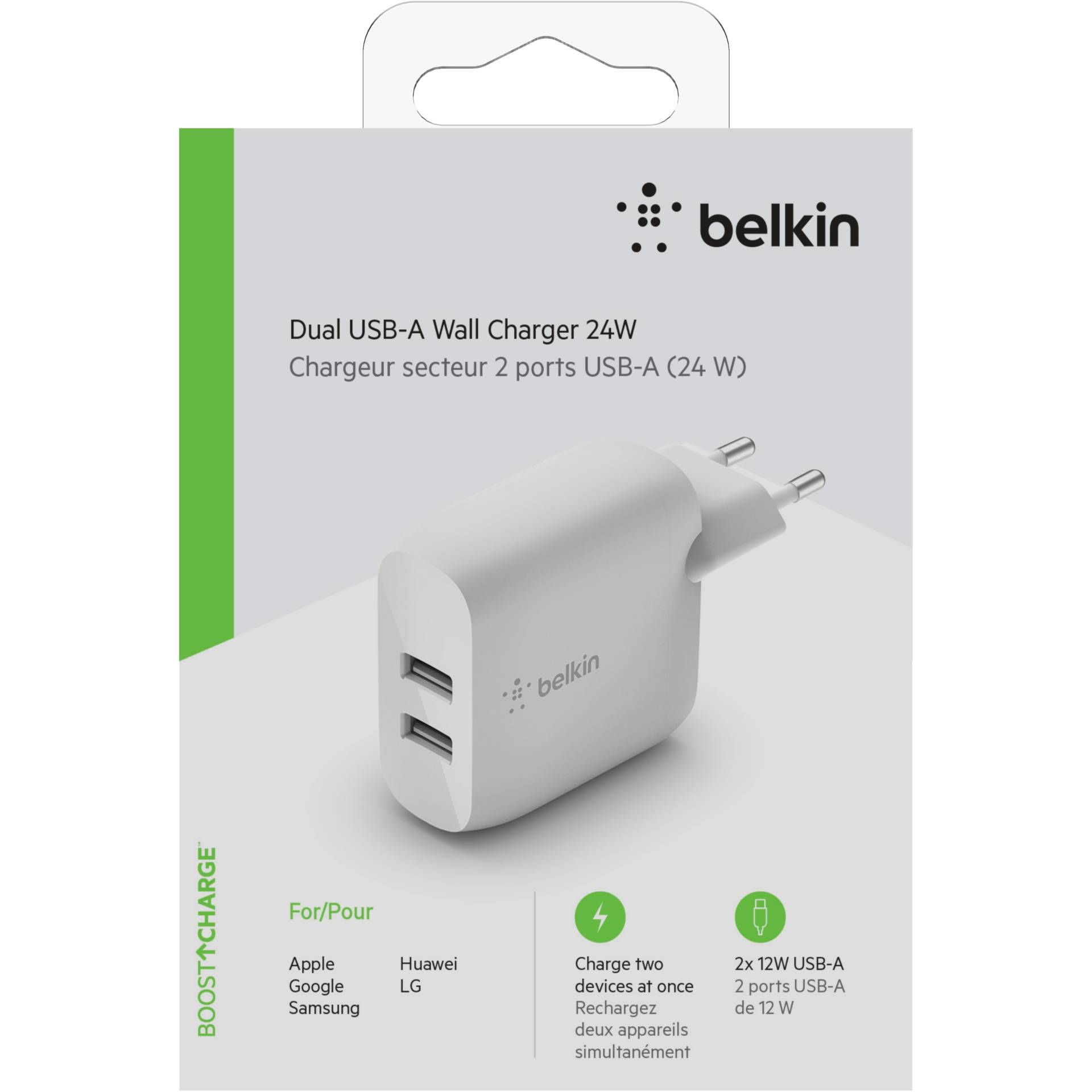 Belkin WCB002VFWH Ladegerät für Mobilgeräte Smartphone, Tablets Weiß AC Drinnen