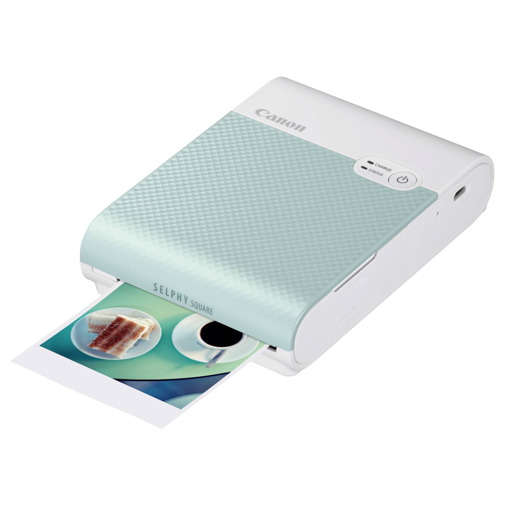 Canon SELPHY SQUARE QX10 mobiler WLAN-Farbfotodrucker, Mintgrün