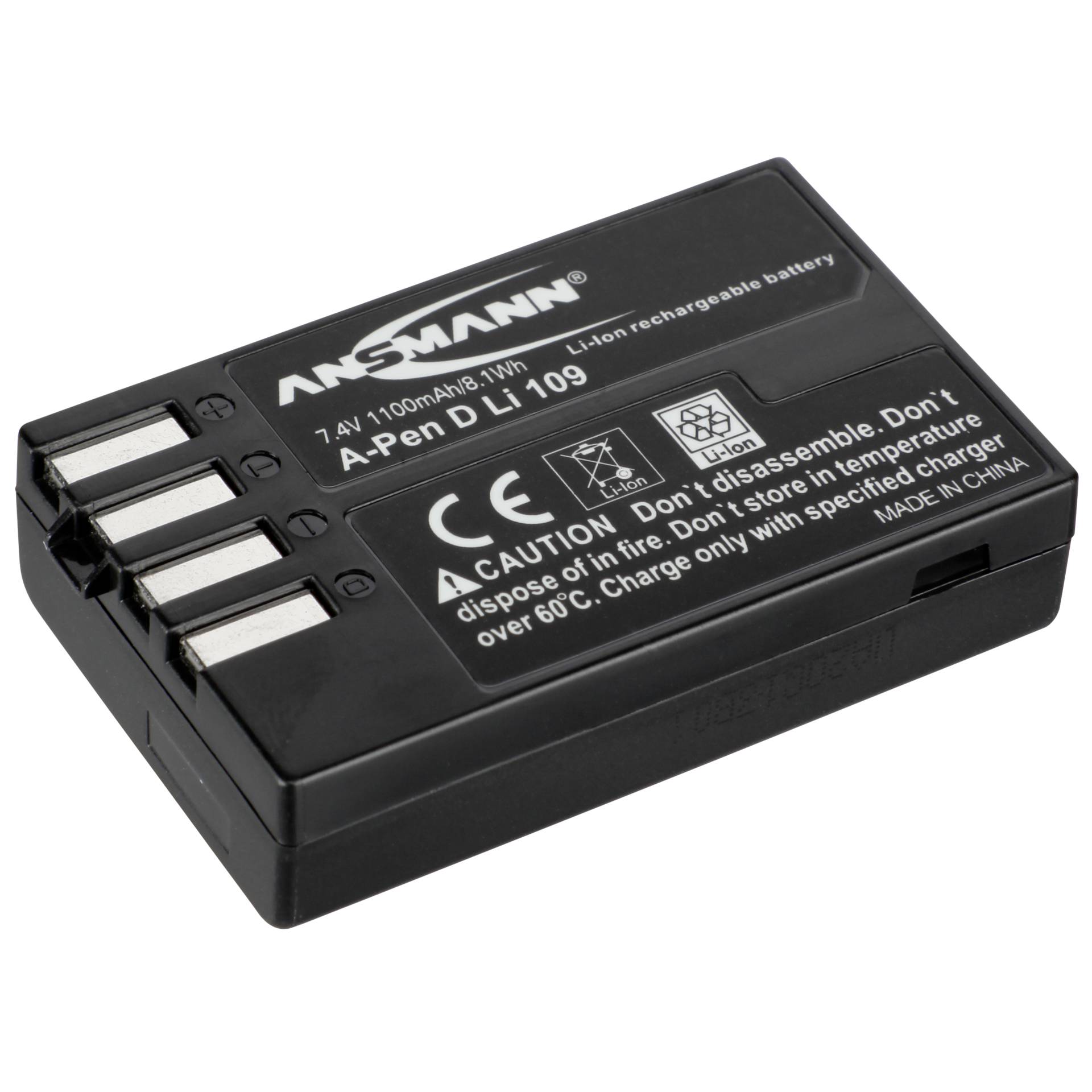 Ansmann A-Pen D-LI 109 Lithium-Ion (Li-Ion) 1100 mAh