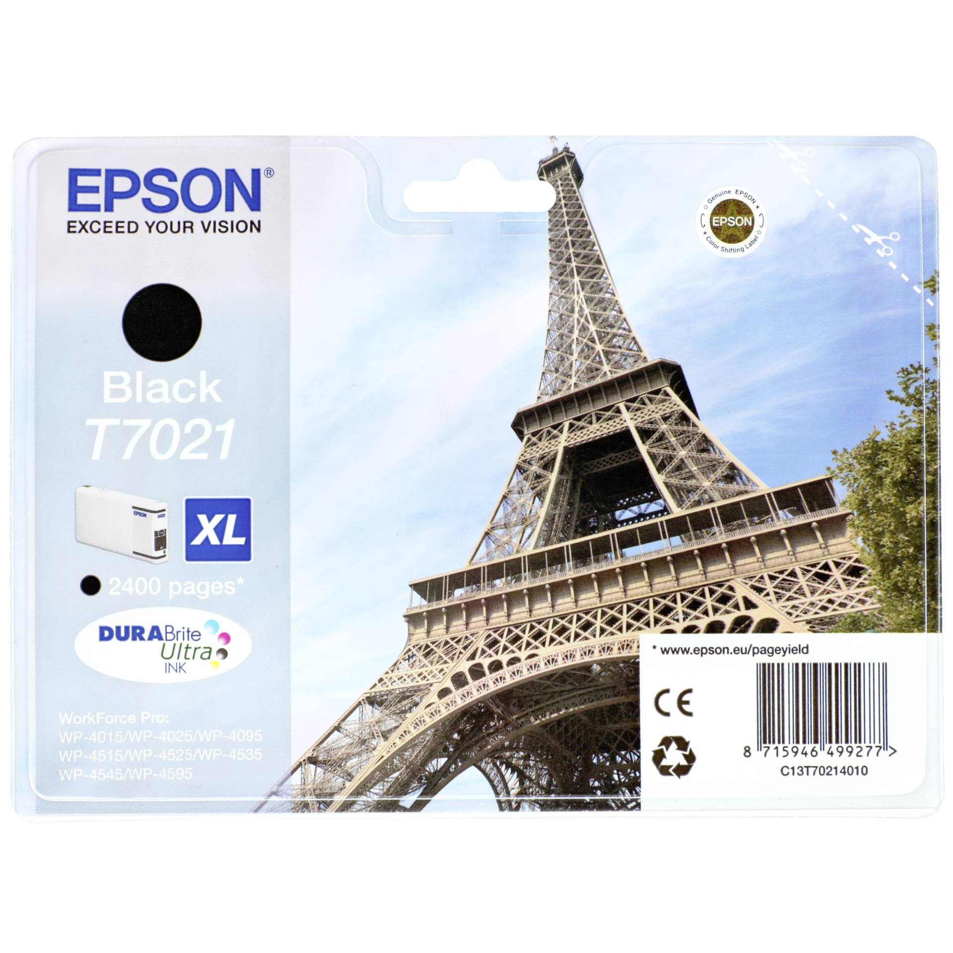 Epson Eiffel Tower Tintenpatrone XL Black 2.4k