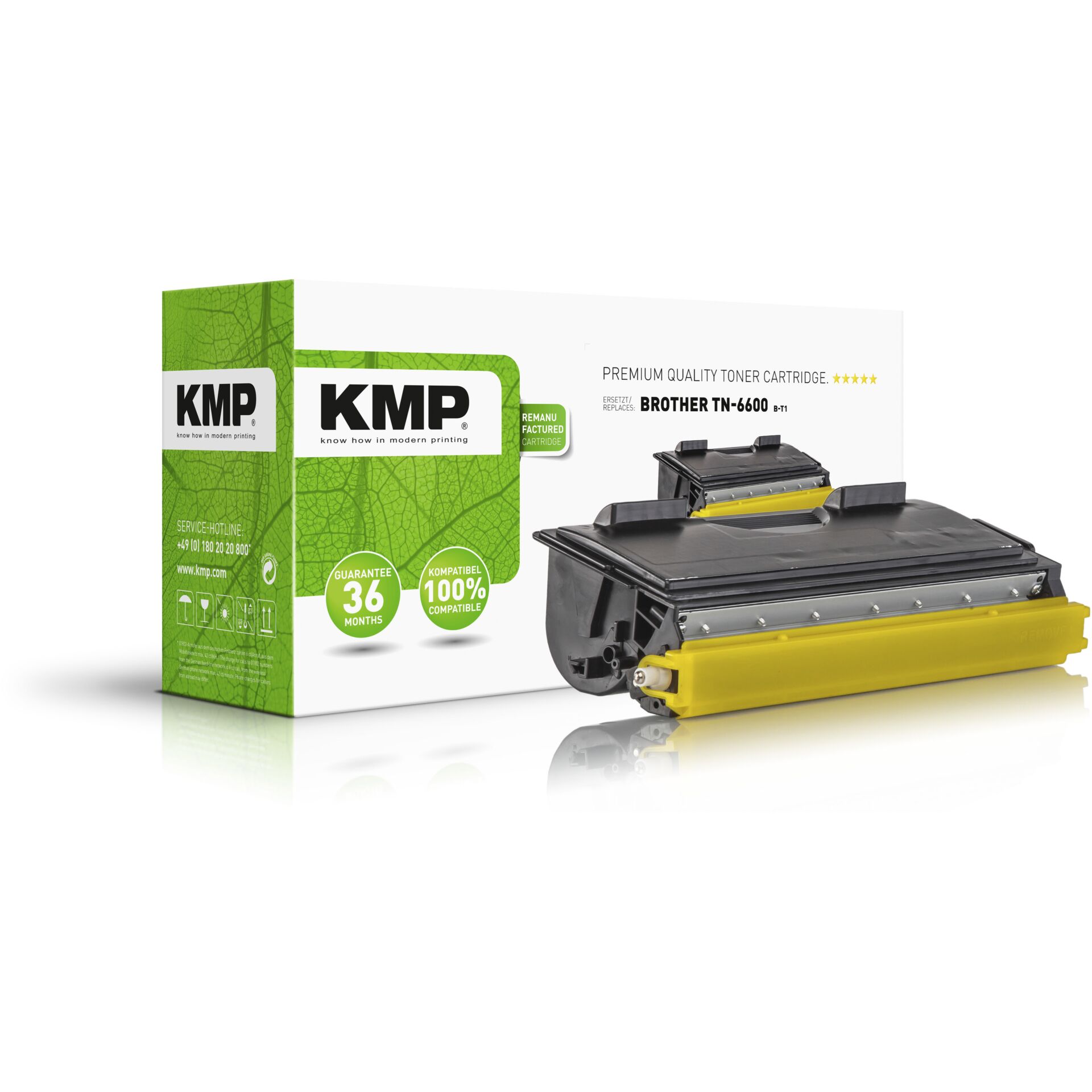 KMP B-T1 Toner schwarz kompatibel mit Brother TN-6600