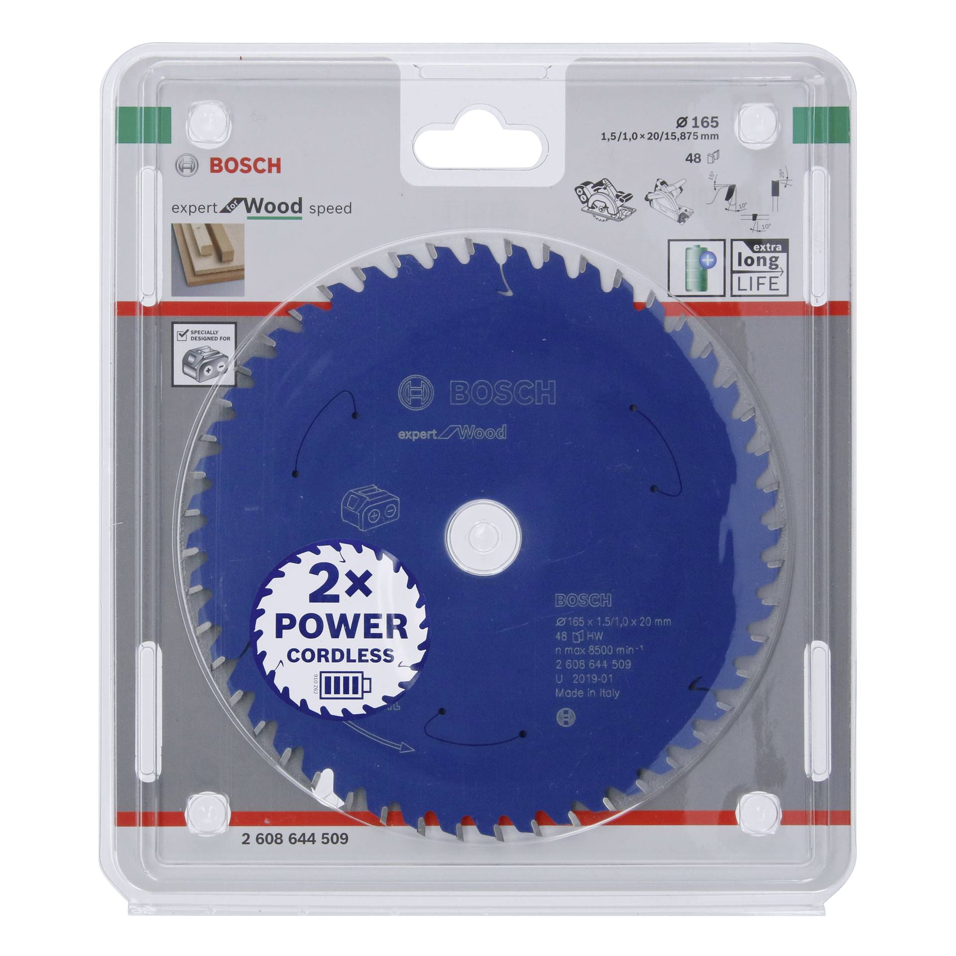 Bosch 2 608 644 509 Kreissägeblatt 16,5 cm 1 Stück(e)