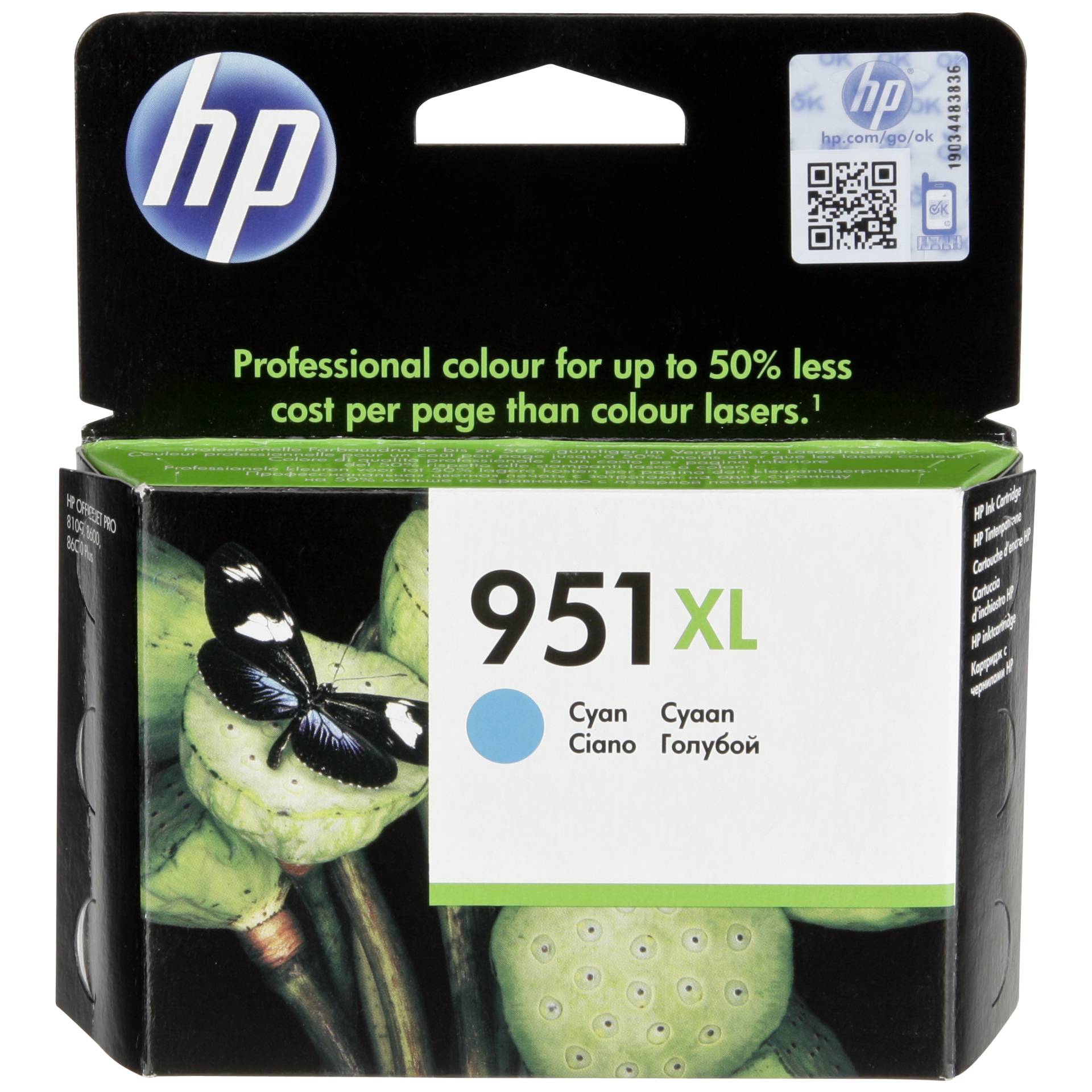 HP Tinte Nr 951 XL cyan 