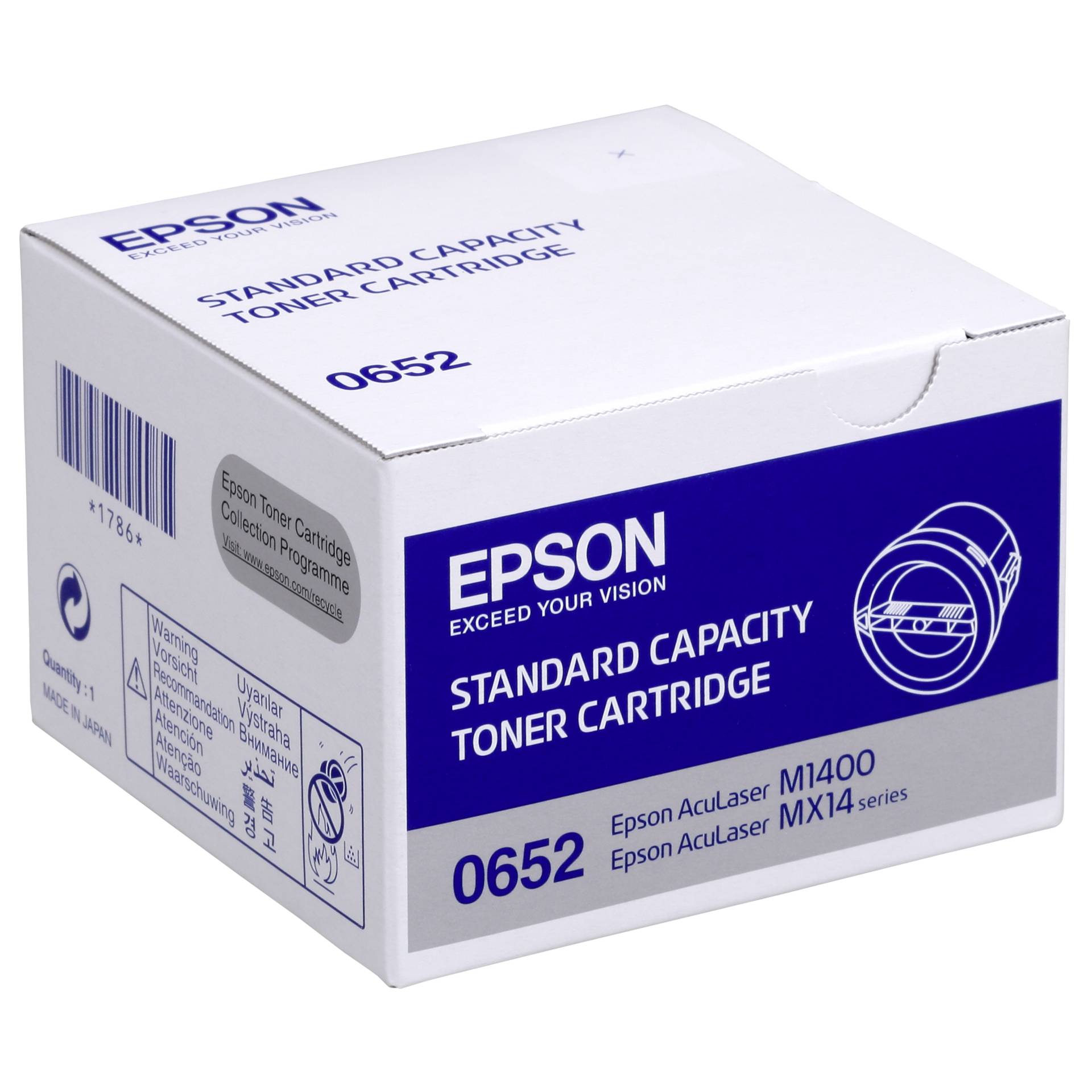 Epson Tonerkassette Standardkapazität Black, 1k