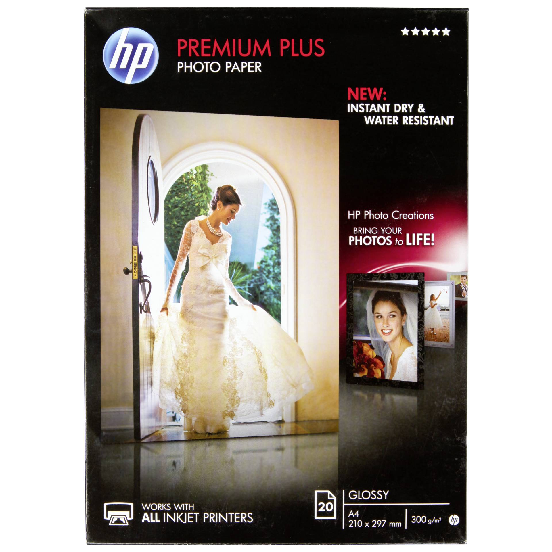 HP Premium Plus Fotopapier glänzend - 20 Blatt/A4/210 x 297 mm