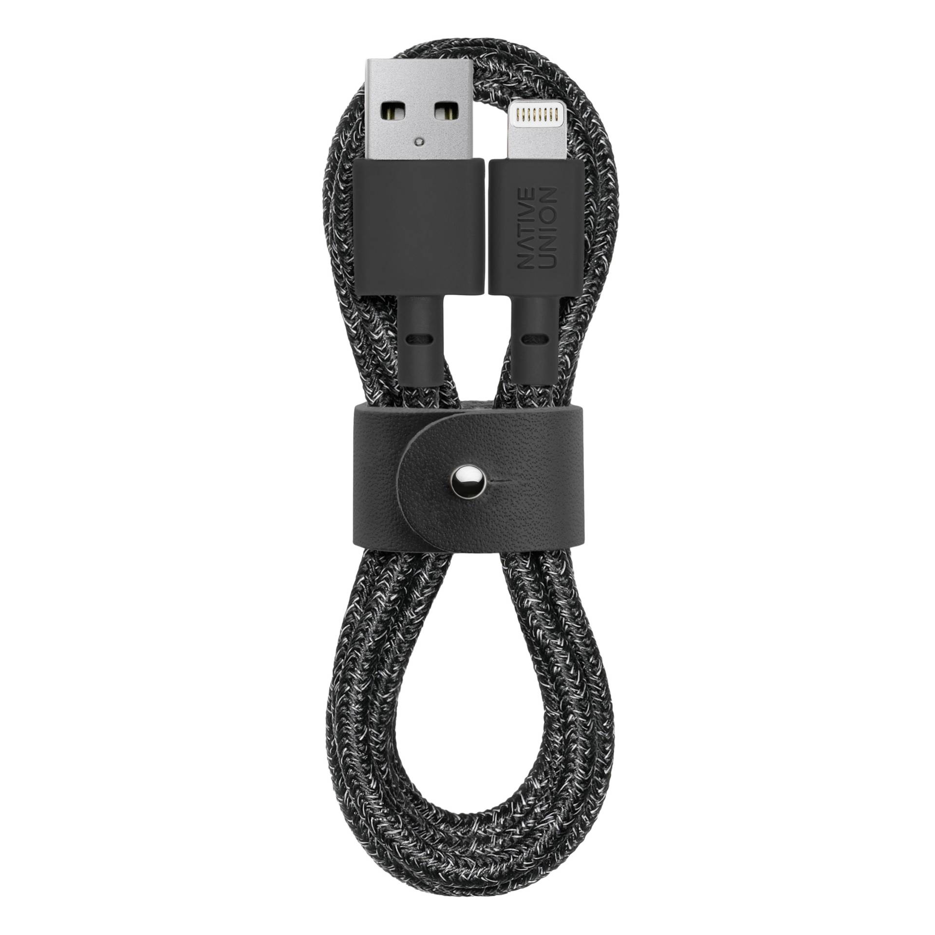 Native Union Belt Cable USB-A to Lightning 1,2m Black