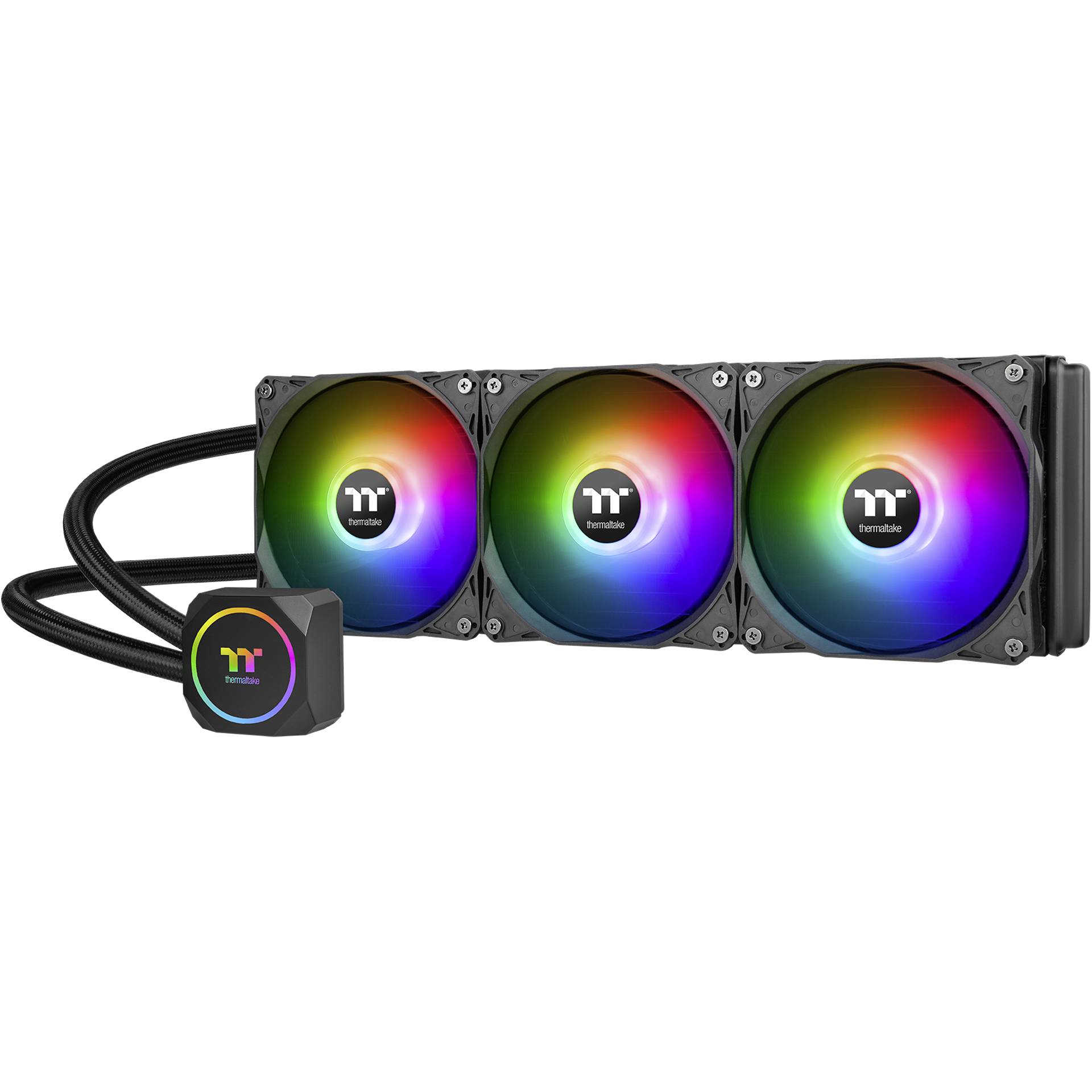 Thermaltake TH360 ARGB Sync CPU-Lüfter, 3x 120mm, 1500rpm, 28.2dB(A), 100.72m³/h, 1.31mmH2O