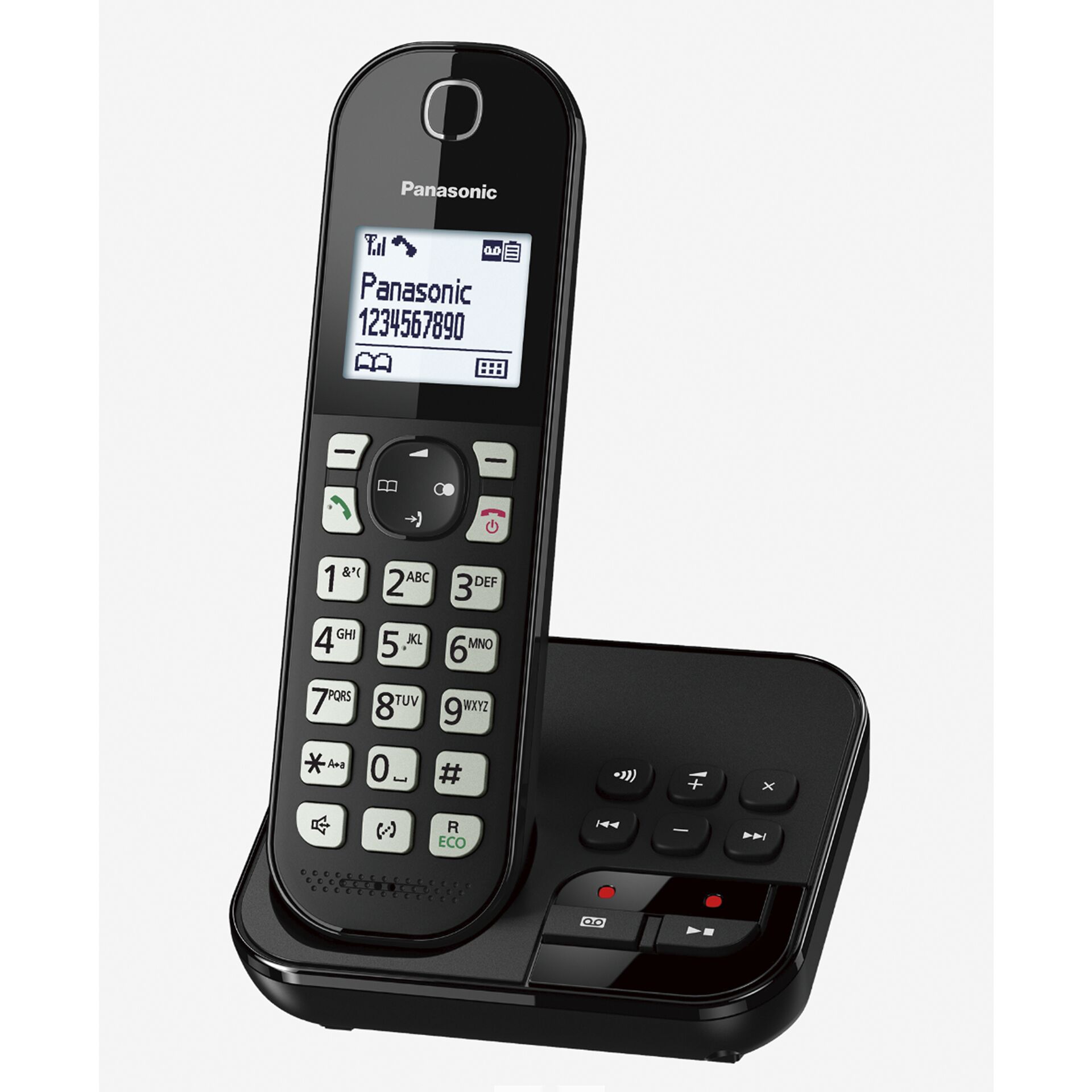 Panasonic KX Analogtelefon schnurlos günstig TGC460 bei schwarz