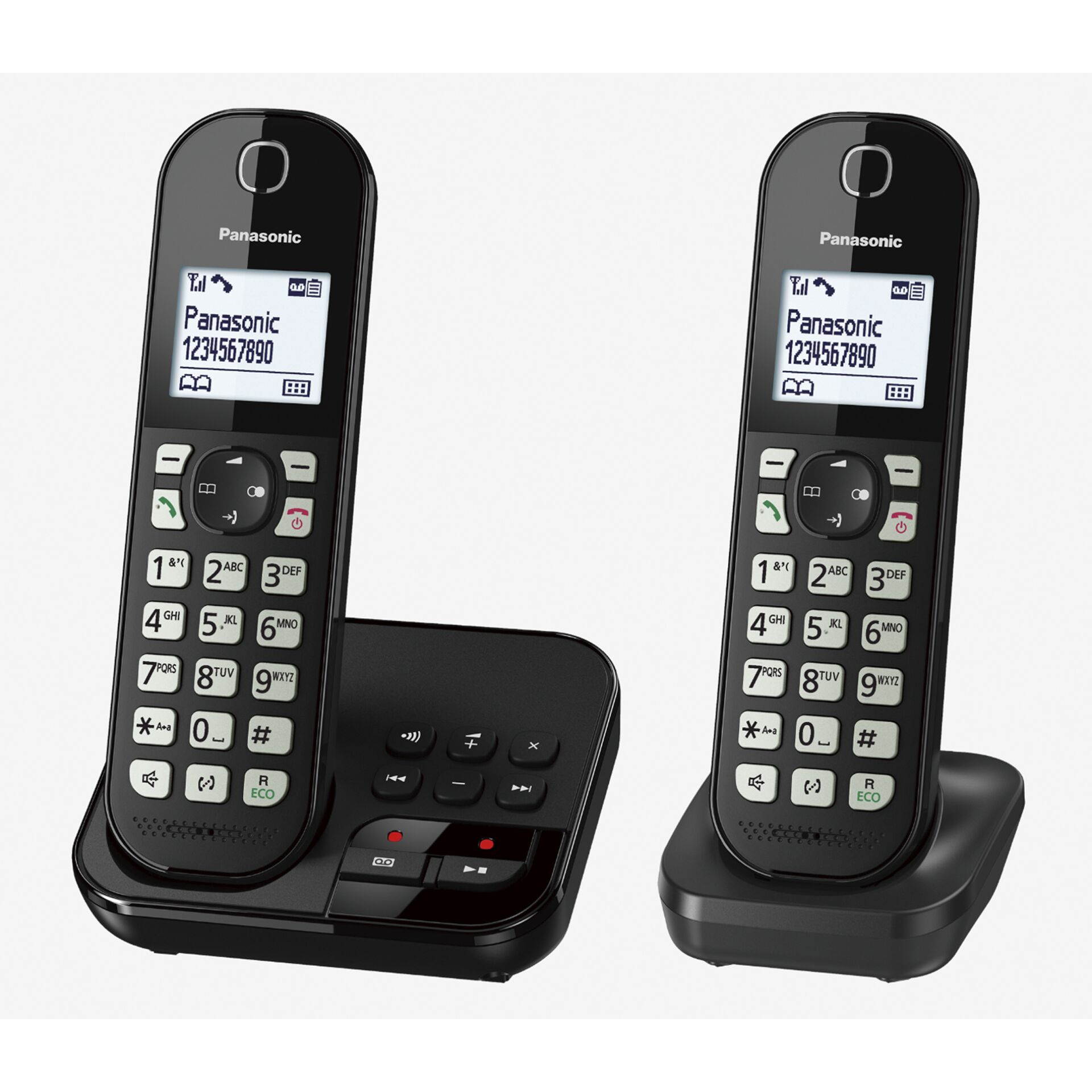 Panasonic KX-TGC460GB DECT-Telefon Anrufer-Identifikation Schwarz