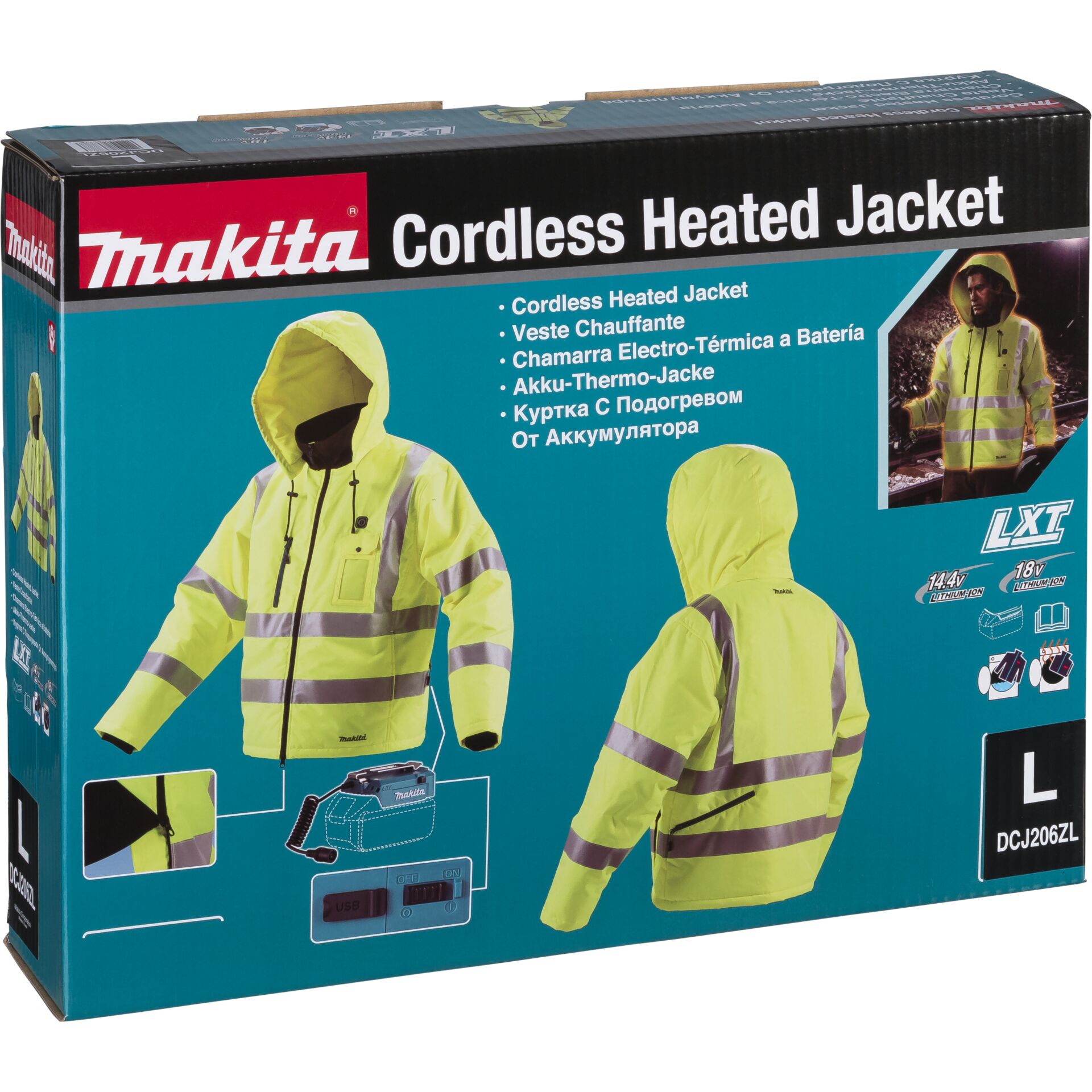 Makita DCJ206ZL Mantel/Jacke