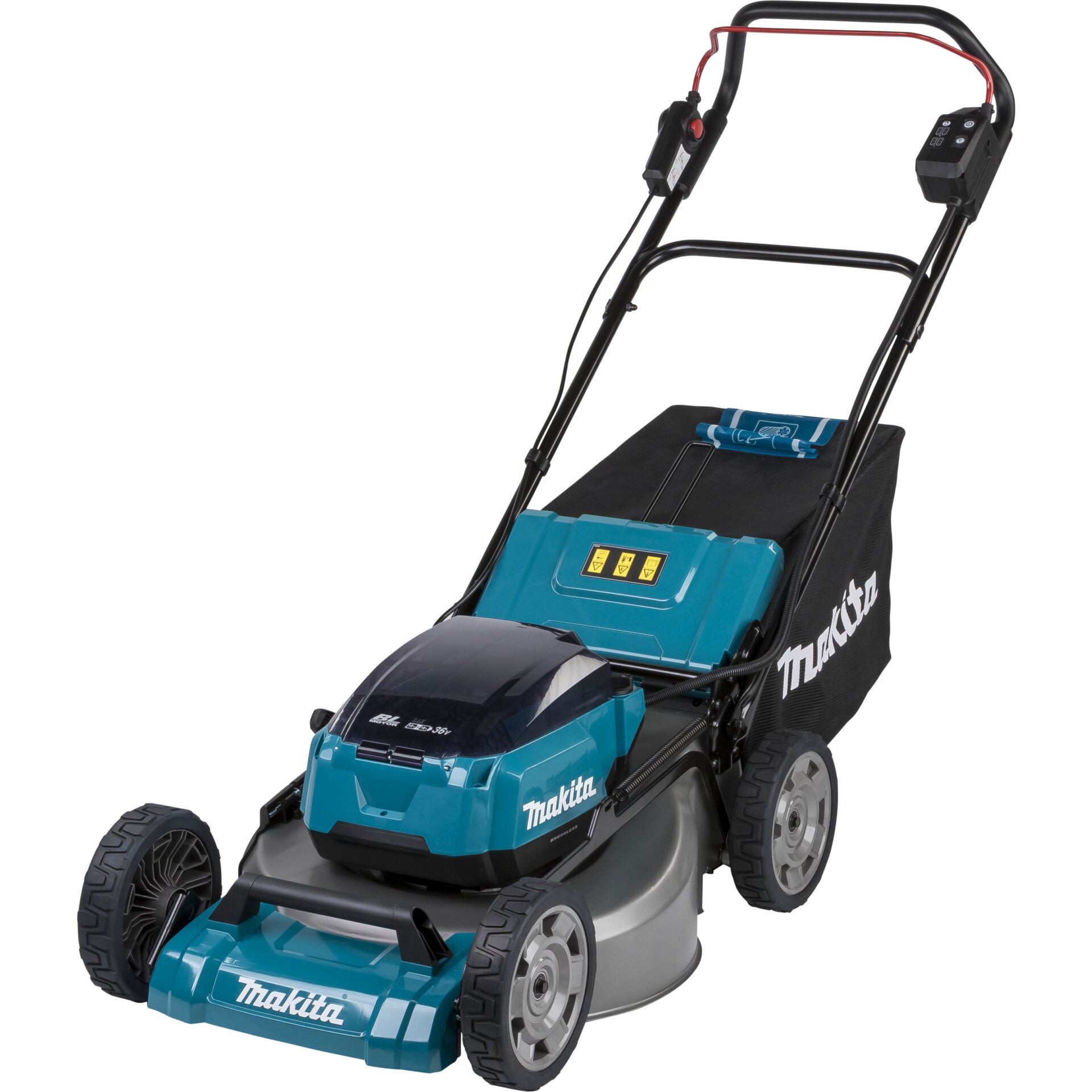 Makita DLM530Z Rasenmäher Rasenmäher mit Radantrieb Akku Schwarz, Blau